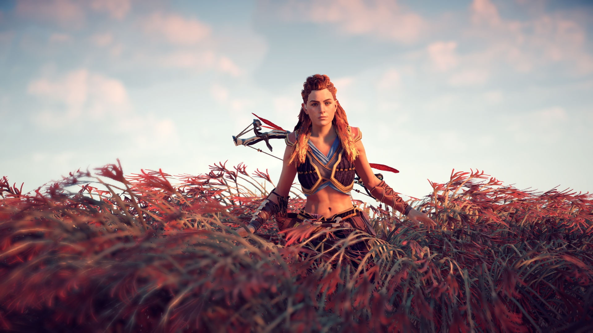 futuristic, 1080P, 1hzd, fantasy, horizon, rpg, zero, action, dawn, sci-fi, warrior, HD Wallpaper