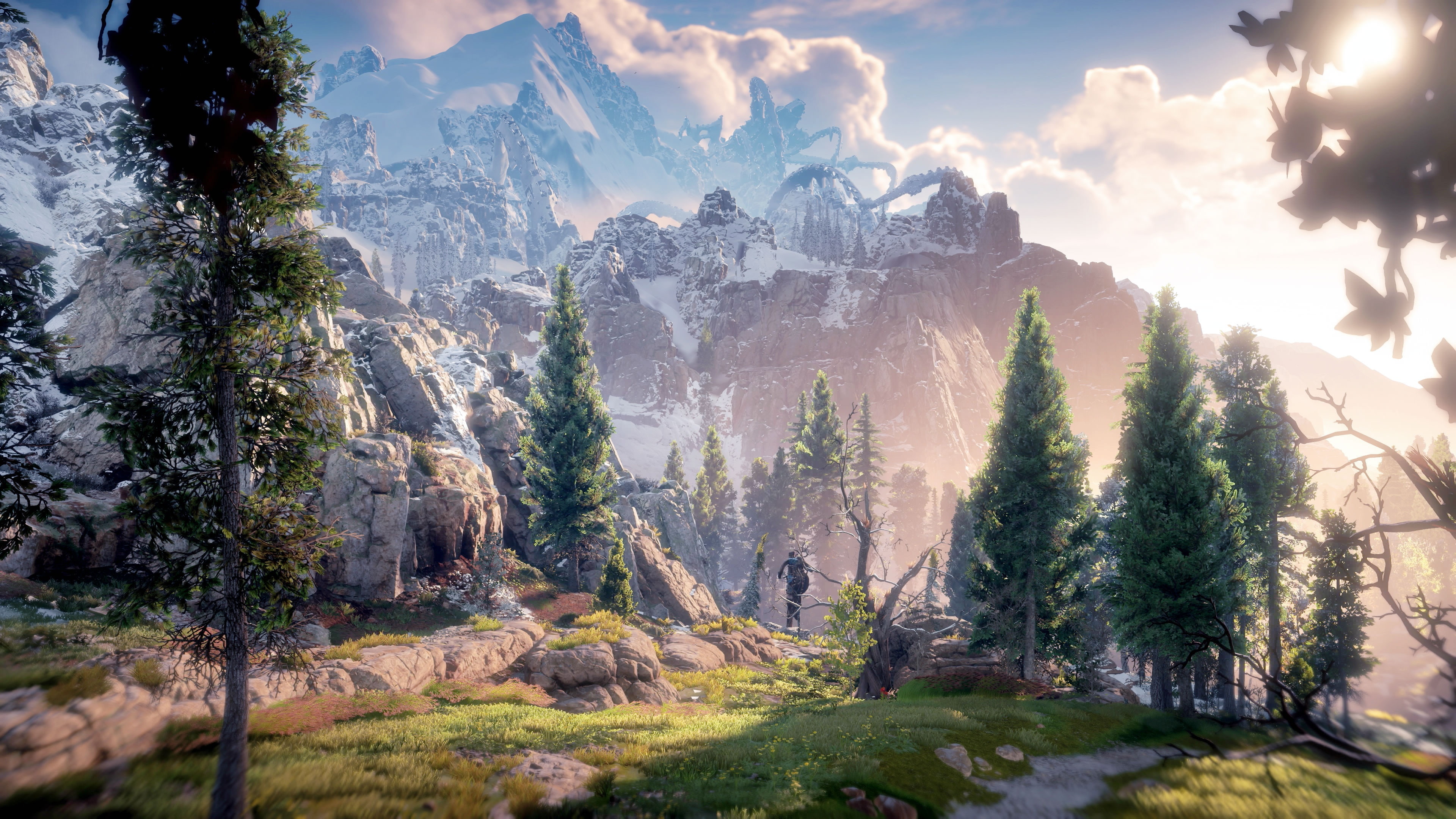 4K, horizon, dawn, zero, fantasy, warrior, action, 1hzd, sci-fi, rpg, futuristic, HD Wallpaper