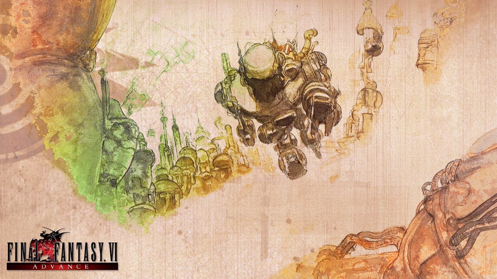 final fantasy vi advance, 1080P, HD Wallpaper