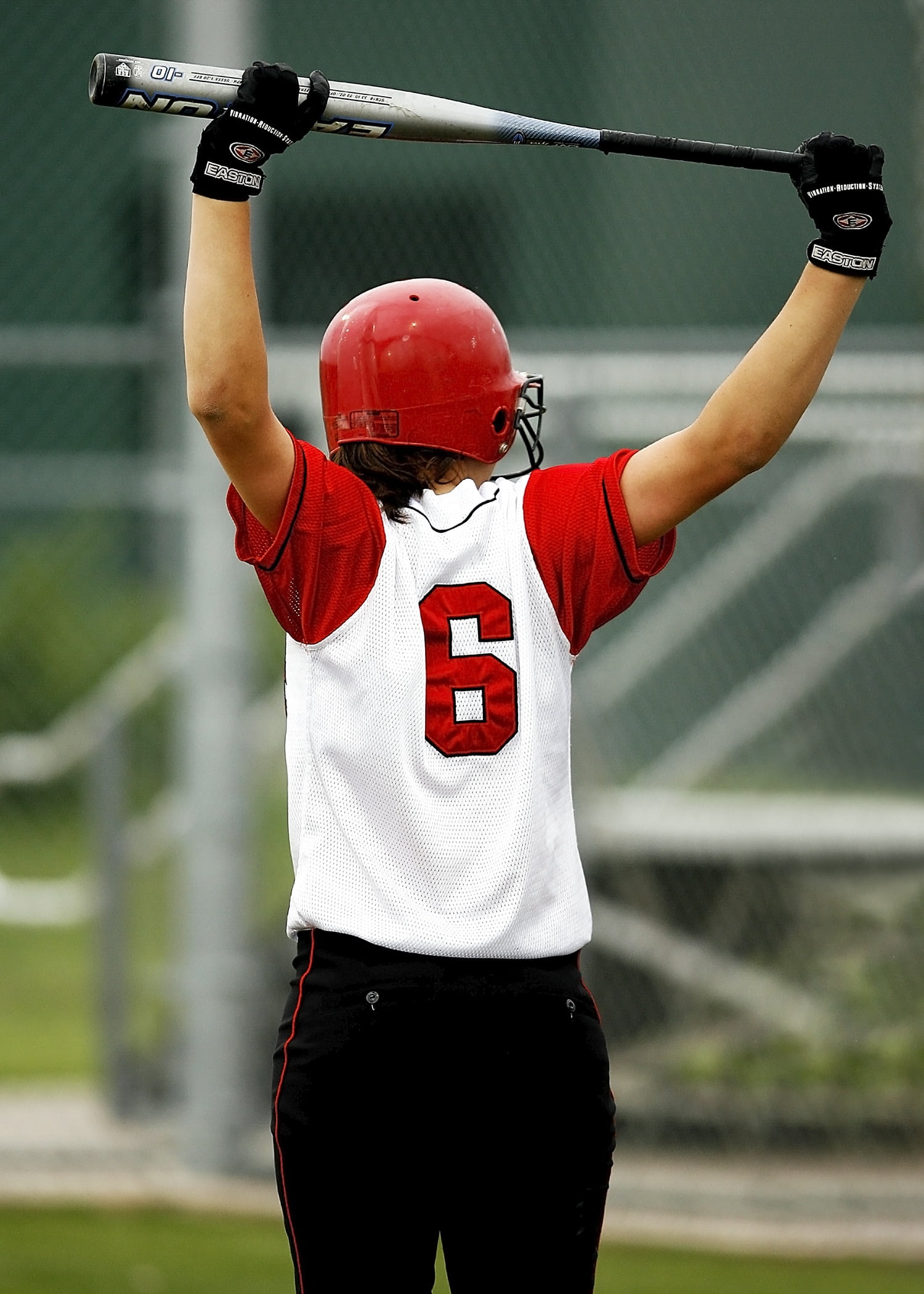 human limb, teenager, sports Uniform, helmet, human arm, warm up, hitter, day, sports equipment, arms raised, leisure activity, outdoors, child, rear view, Phone HD Wallpaper
