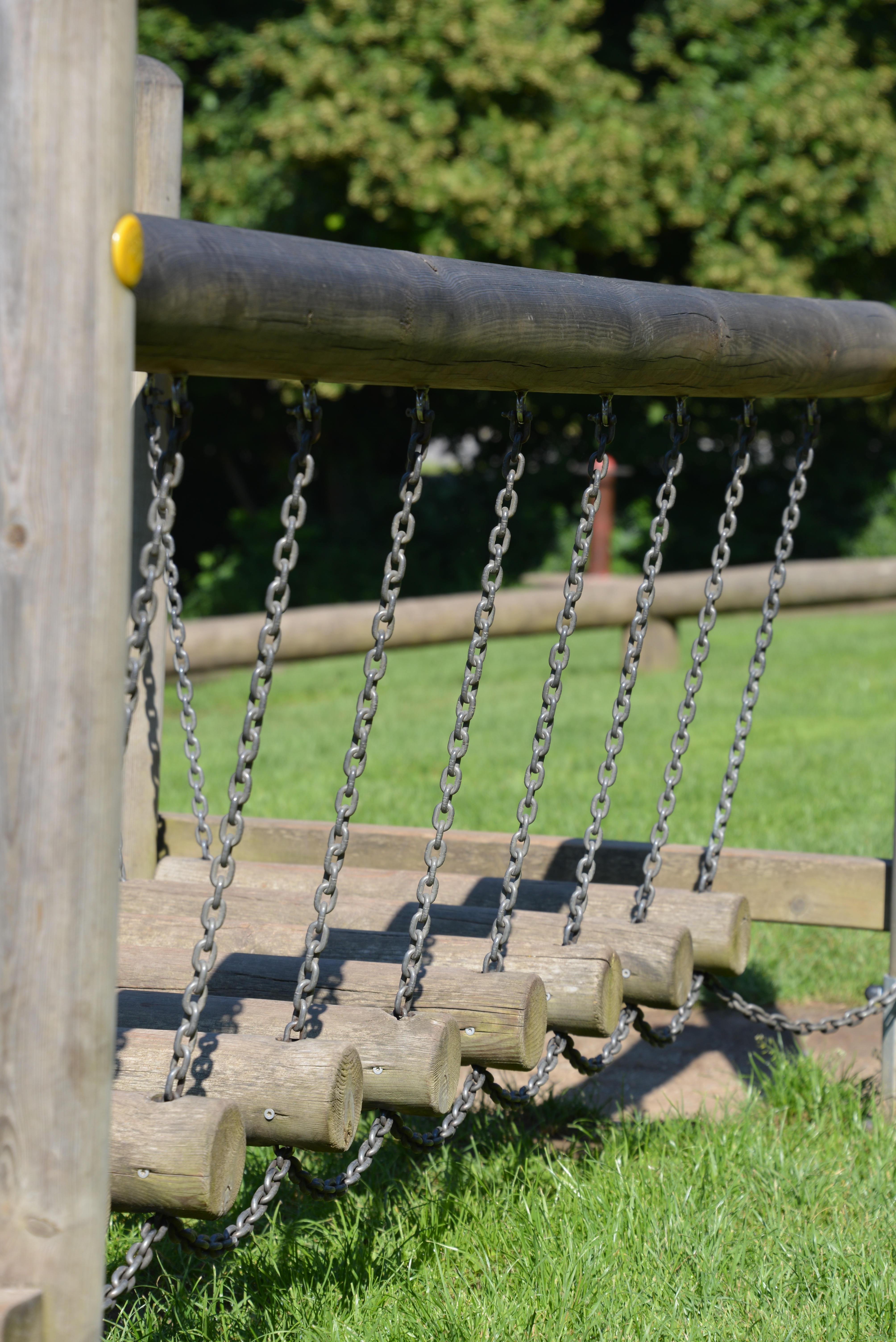 sport, plant, absence, play, metal, 5K, gymnastic equipment, swing seat, swing, childrens playground, climbing net, close-up, park - man made space, nature, Phone HD Wallpaper
