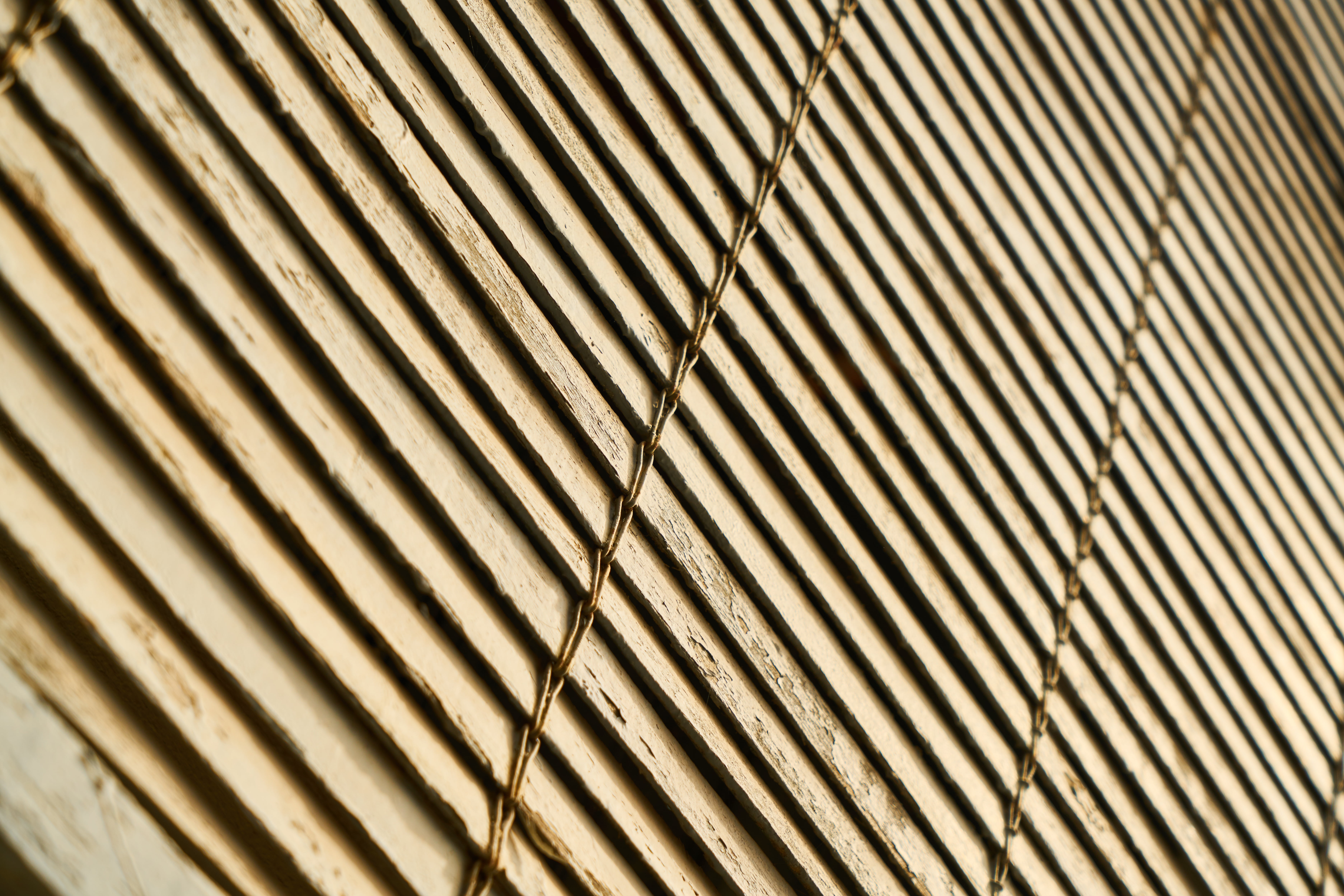 horizontal, wooden, day, construction, close-up, window, architecture, sunlight, indoors, full frame, in a row, texture, textured, palm leaf, metal, security, HD Wallpaper