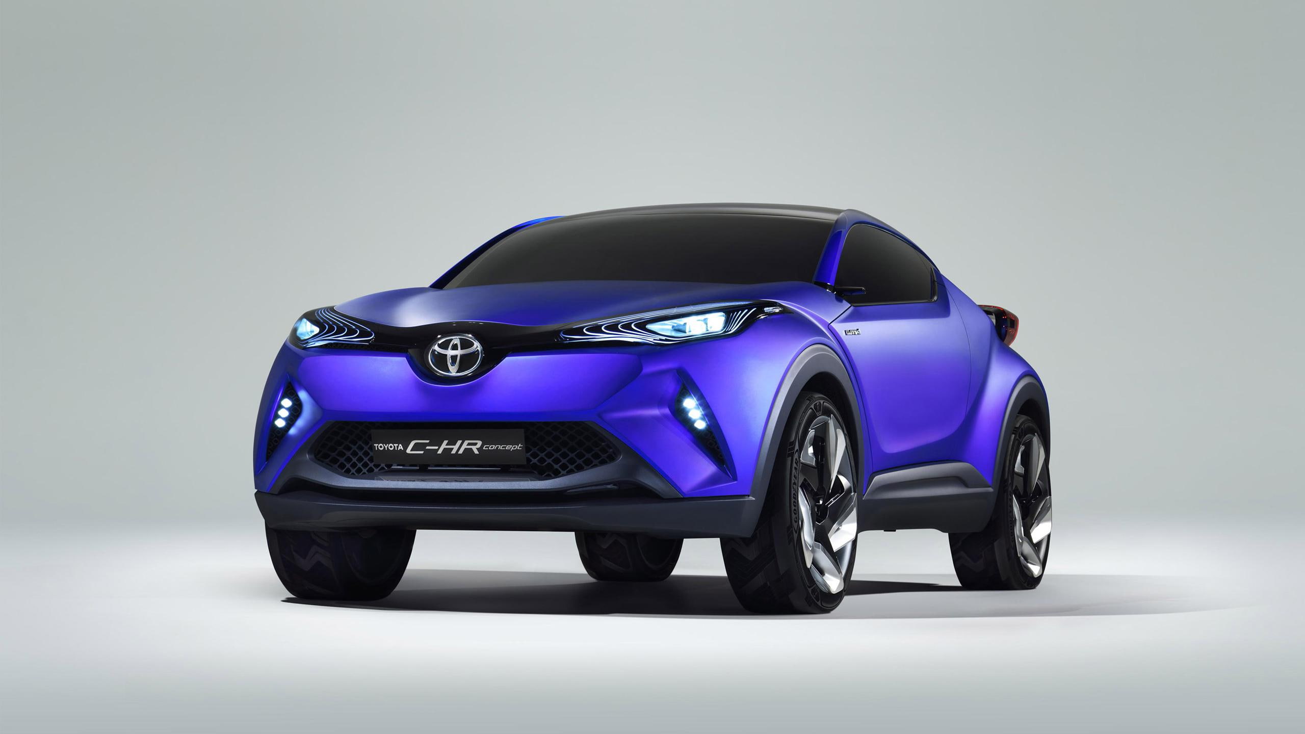 cars, blue, toyota, hr, c, 2K, concept, HD Wallpaper