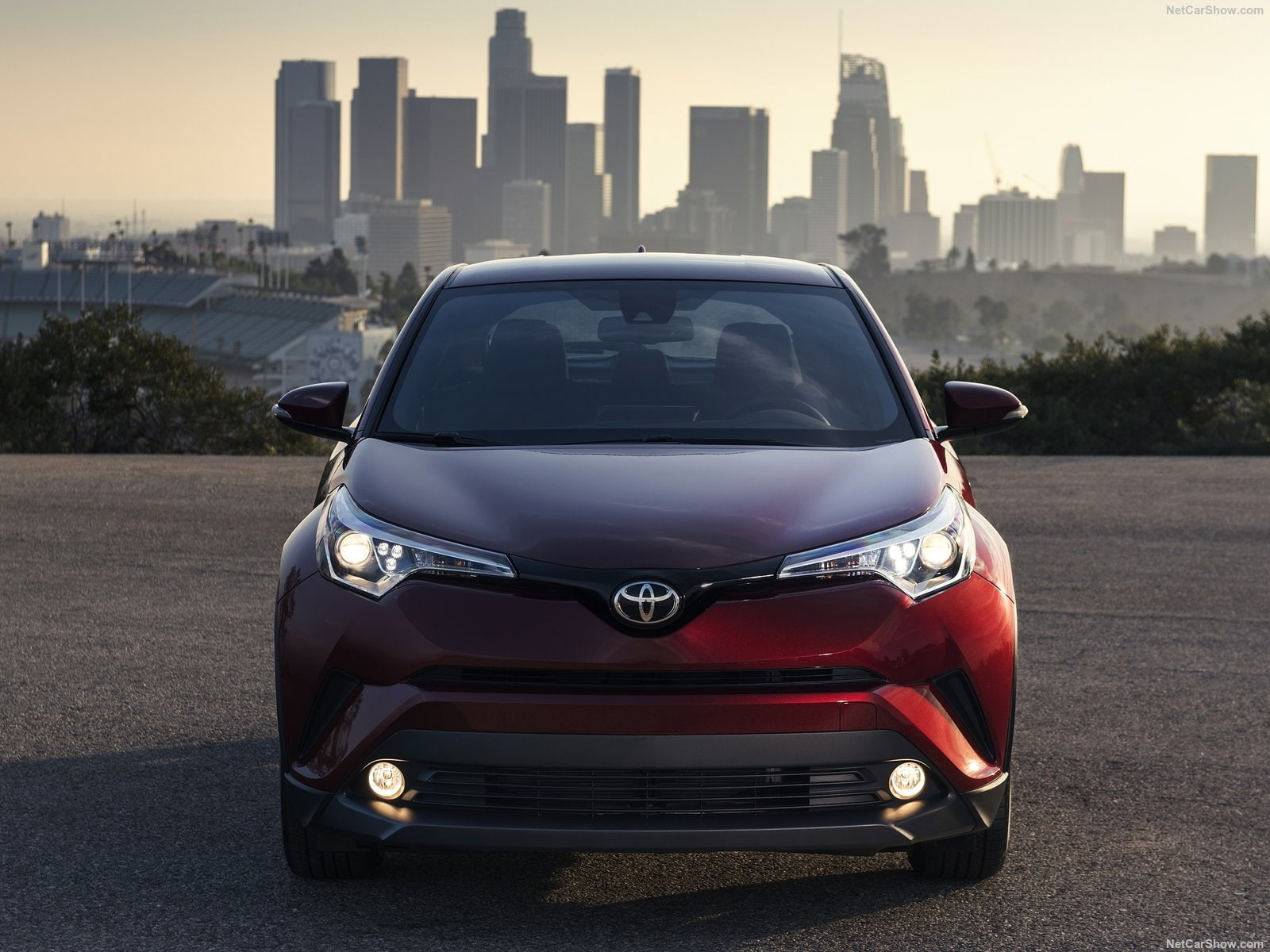 c-hr, suv, 720P, red, toyota, us-version, cars, HD Wallpaper