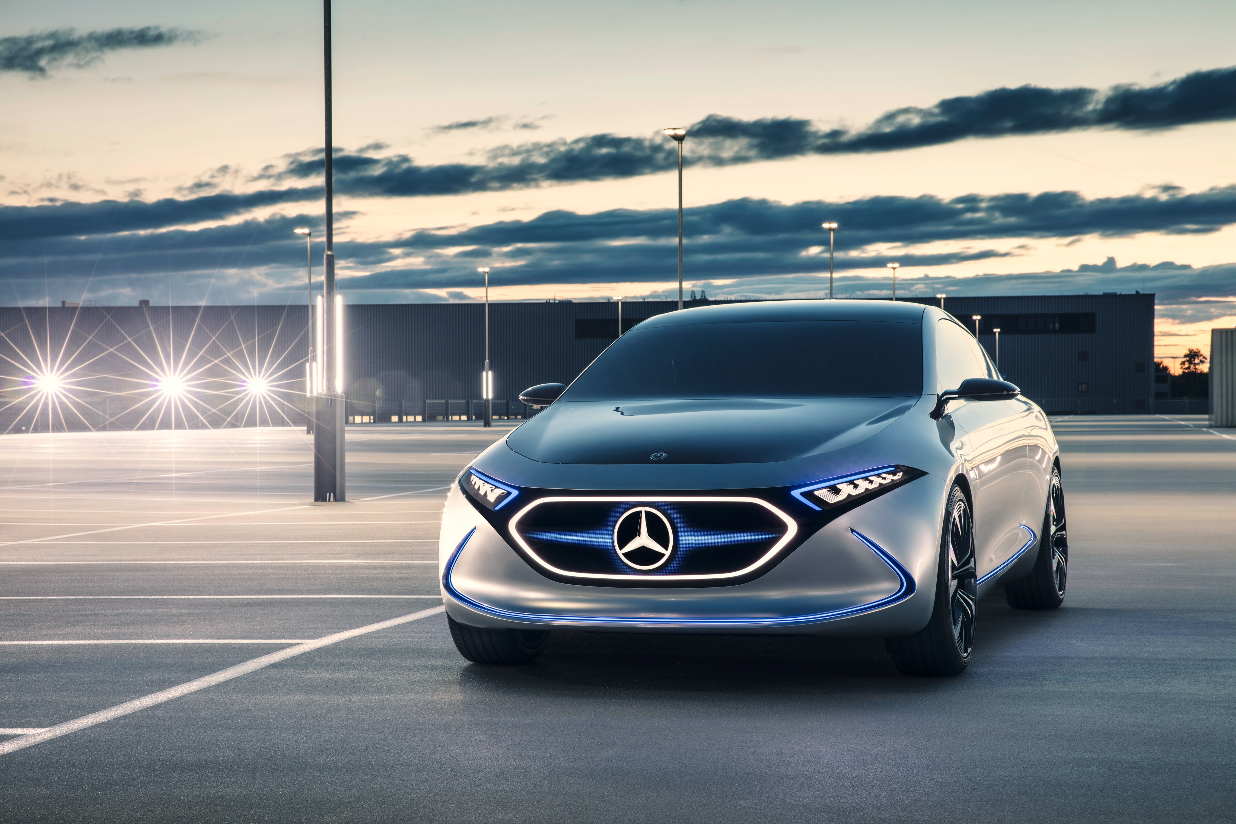 Electric cars, Mercedes-Benz Concept EQ A, 2017, 4K, Frankfurt Motor Show, 4K, HD Wallpaper