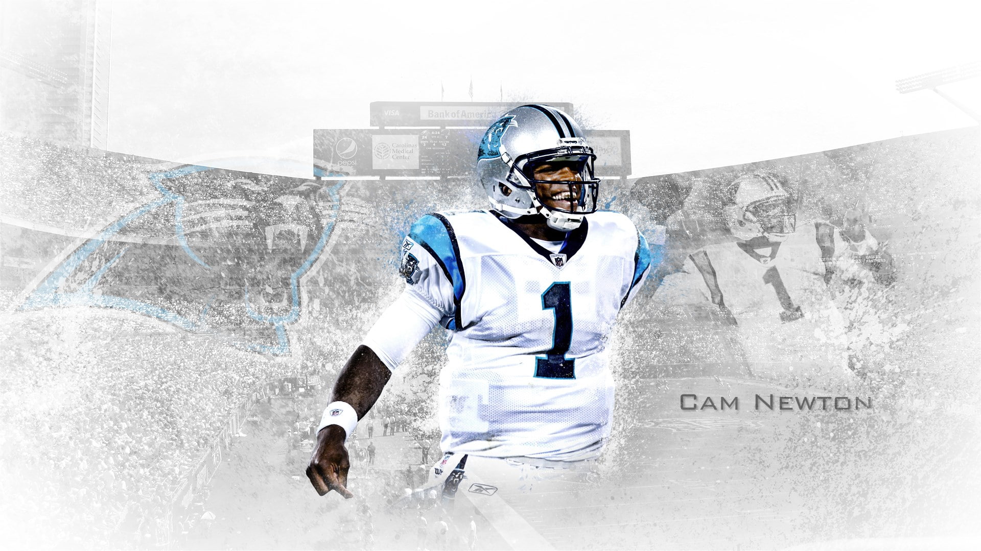 1080P, sport, front view, cam newton, looking at camera, winter sport, young men, men, sports helmet, leisure activity, headwear, security, sports equipment, HD Wallpaper