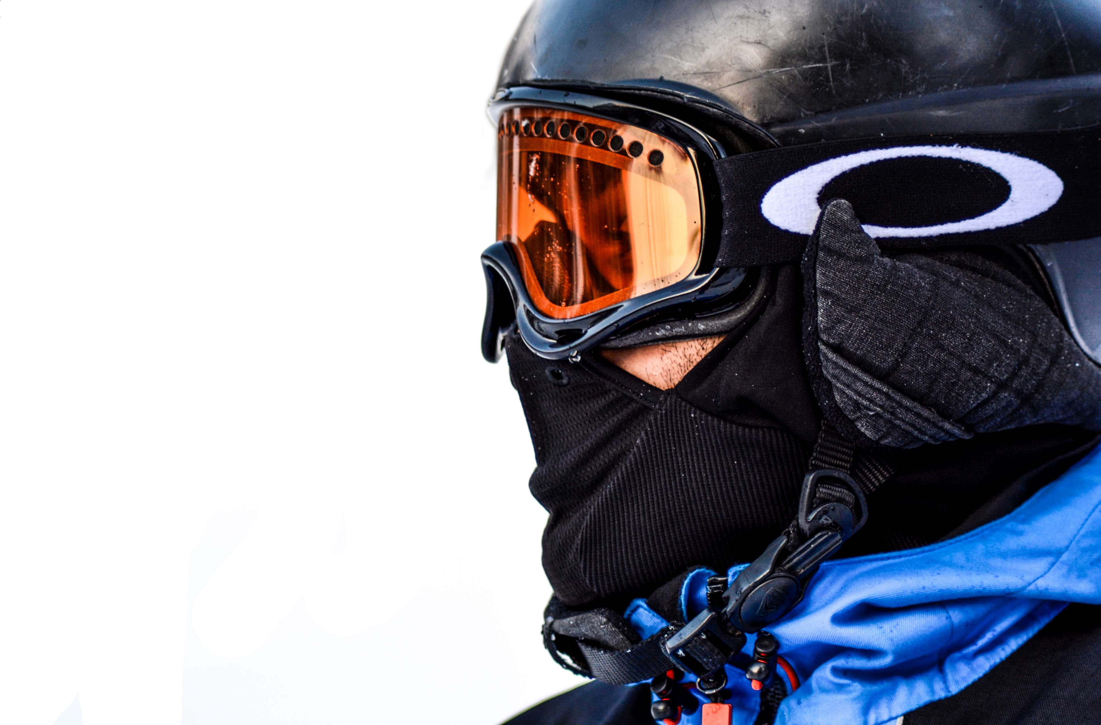 winter sport, one person, clothing, sports equipment, sport, leisure activity, protection, real people, security, skiing, 4K, winter, men, sports helmet, HD Wallpaper