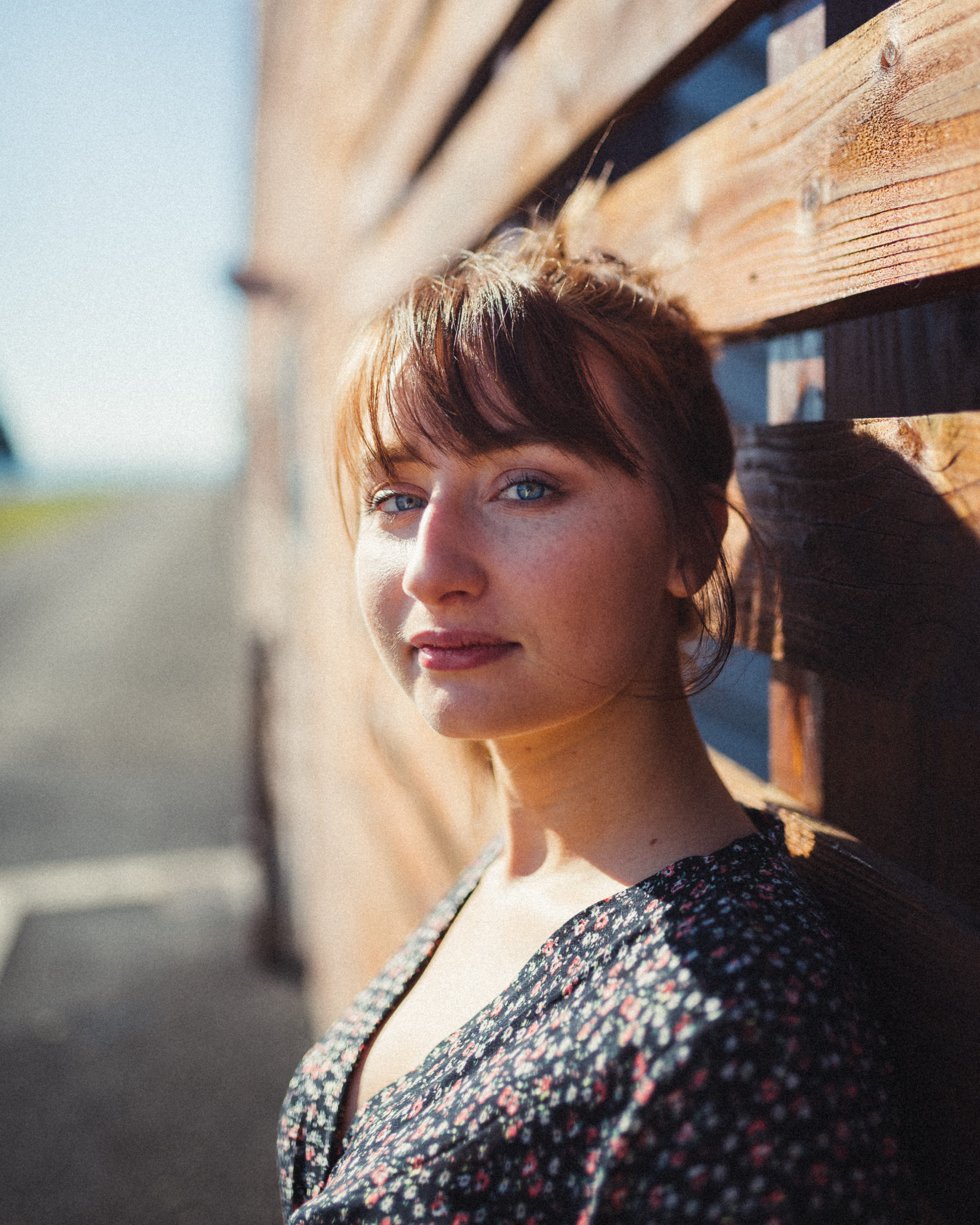 brown, beautiful woman, pretty, portrait, woman, leisure activity, posing, floral dress, casual clothing, headshot, photo, young adult, young women, hairstyle, Phone HD Wallpaper