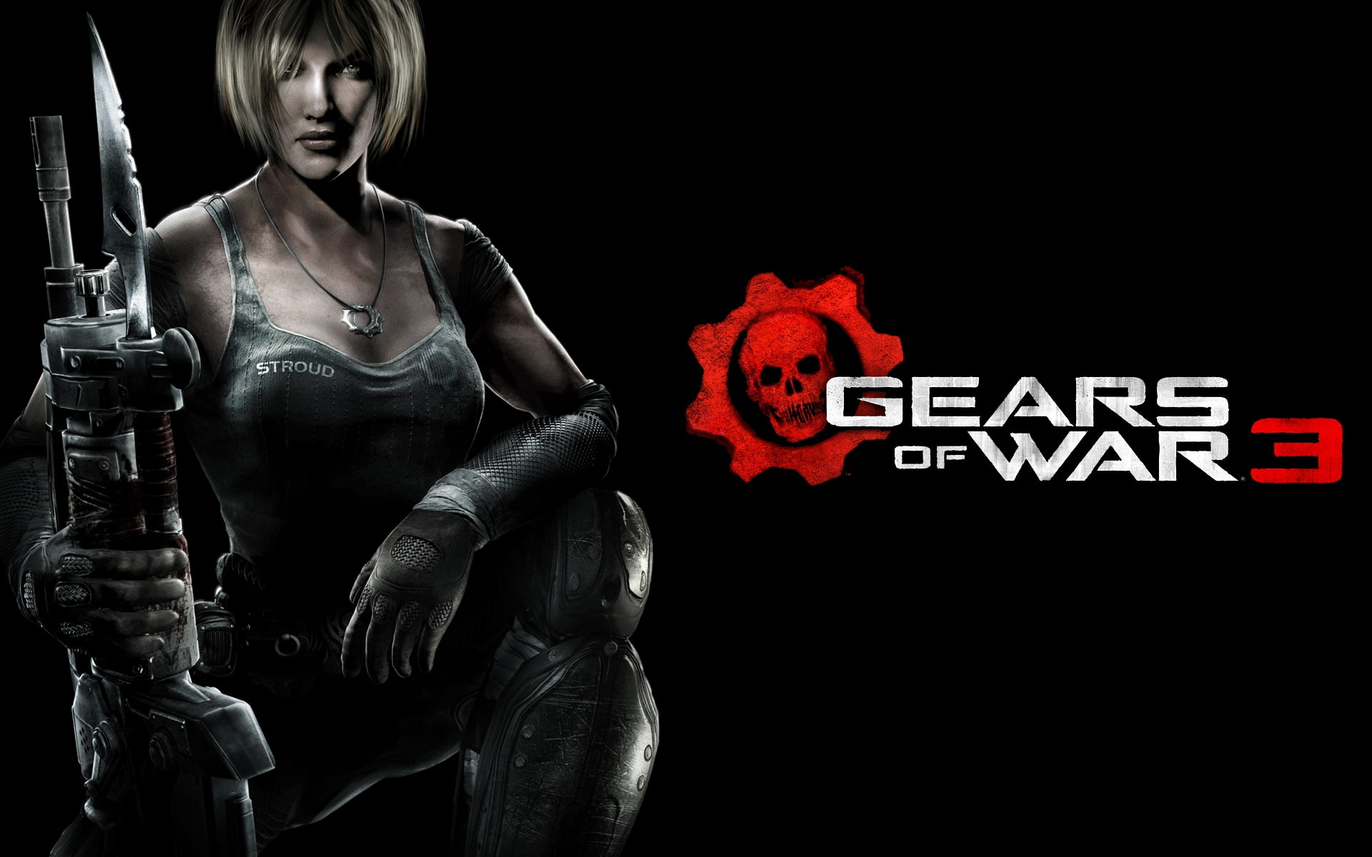 stroud, 1080P, dom, Hot, anya, art, games, hd, gears of war, war, ANYA STROUD, gears, Cool, video, Gears of war 3, HD Wallpaper