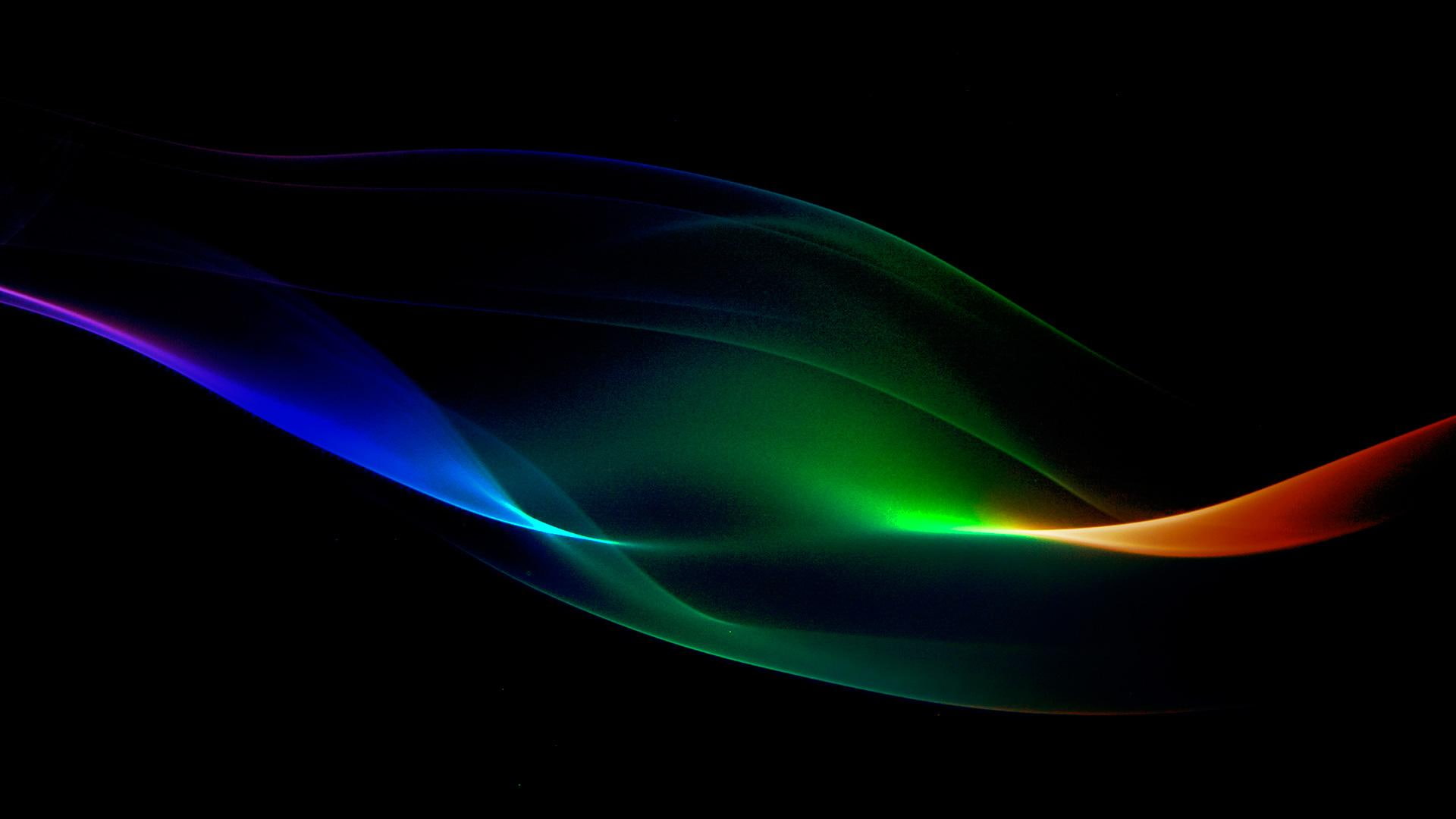 swirl, other, illustration, 1080P, d, orange, color, people, green, entertainment, technology, purple, HD Wallpaper