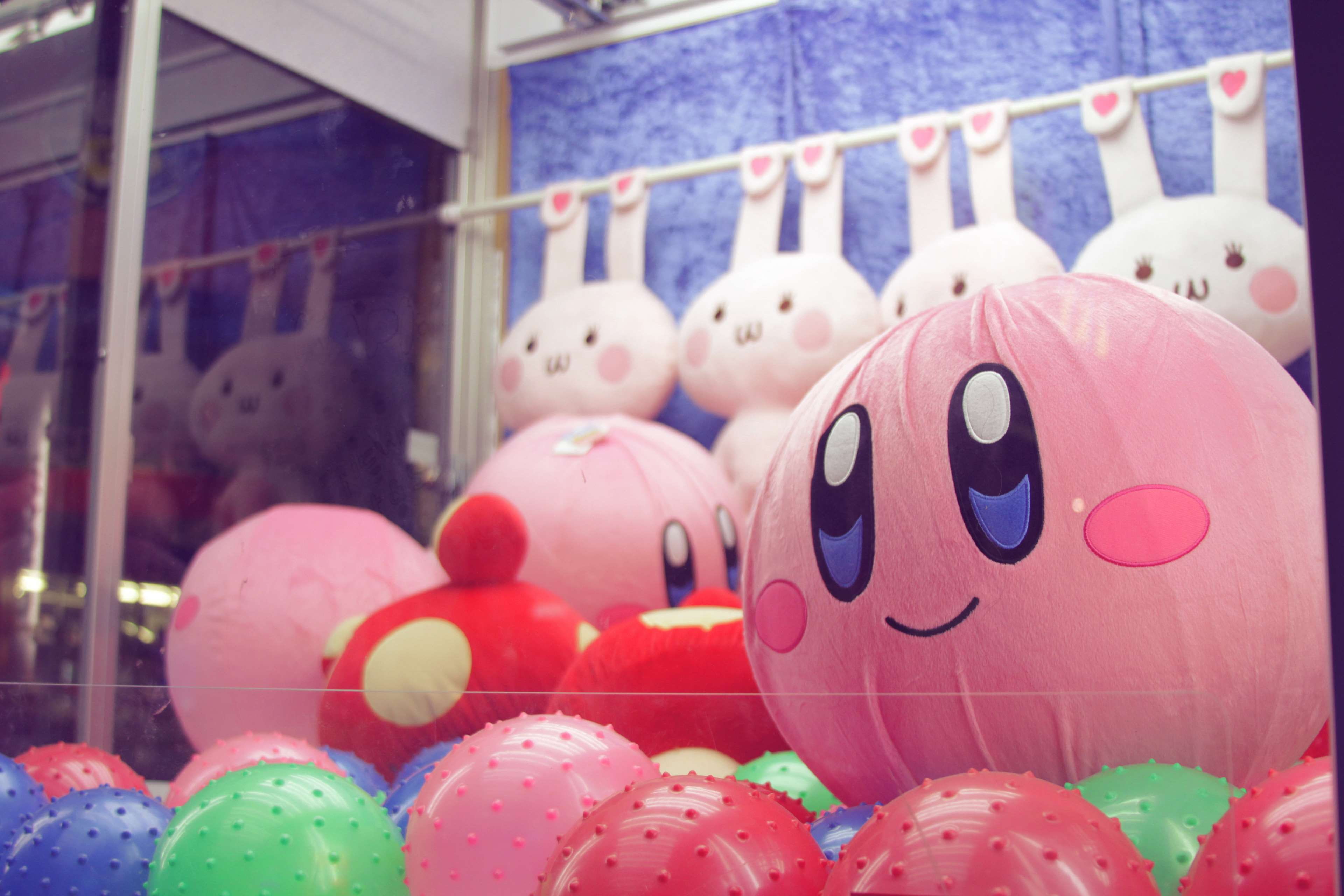 nintendo, group of objects, games, dreamland, toy, 4K, stuffed toy, art and craft, close-up, large group of objects, choice, representation, kirby, festival, HD Wallpaper