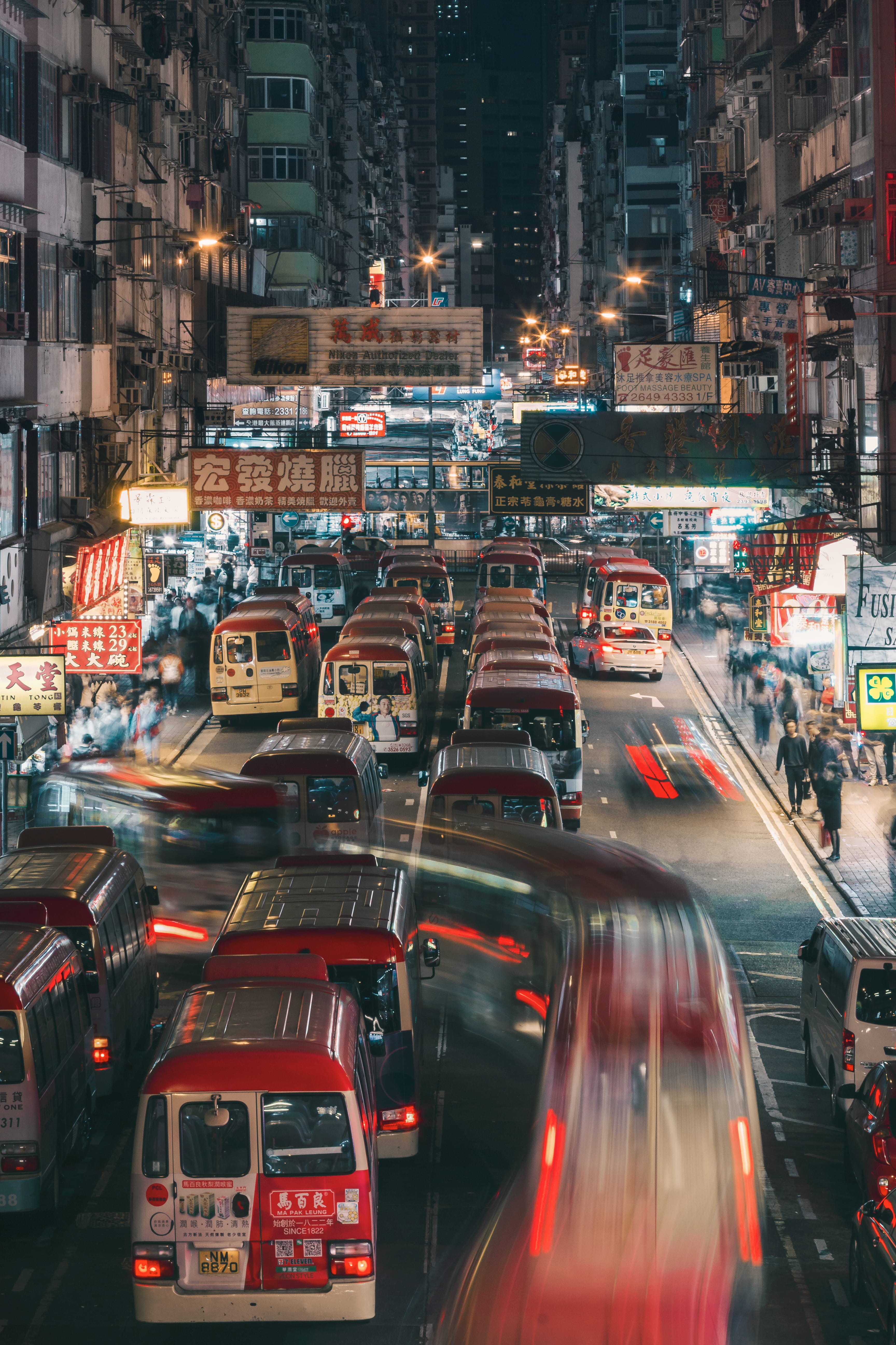 urban, mode of transportation, timelapse, town, incidental people, automobile, downtown, transportation, train, car, metropolis, road, bus, person, public transportation, Phone HD Wallpaper