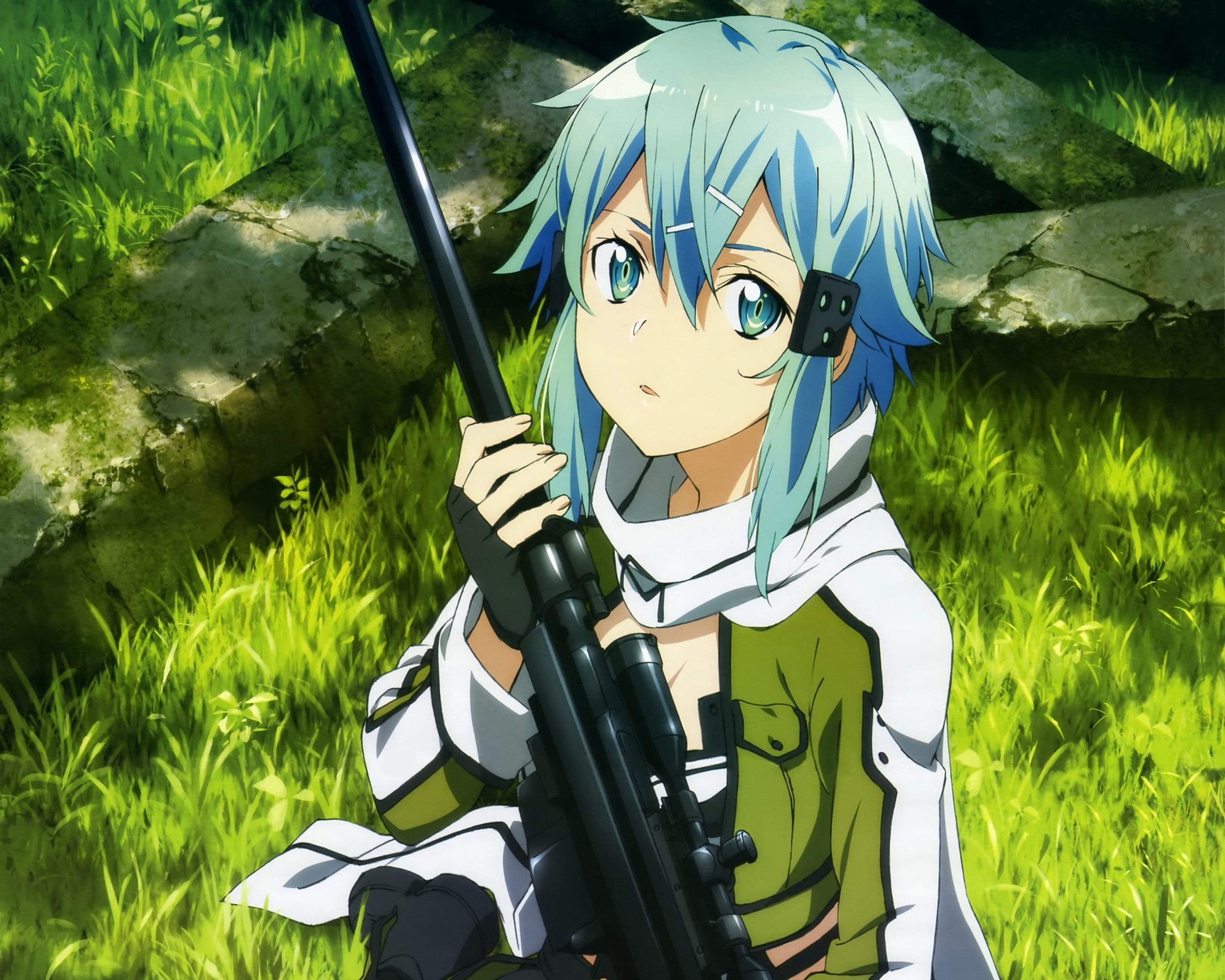 2K, Gun Gale Online, Sword Art Online, Asada Shino, HD Wallpaper