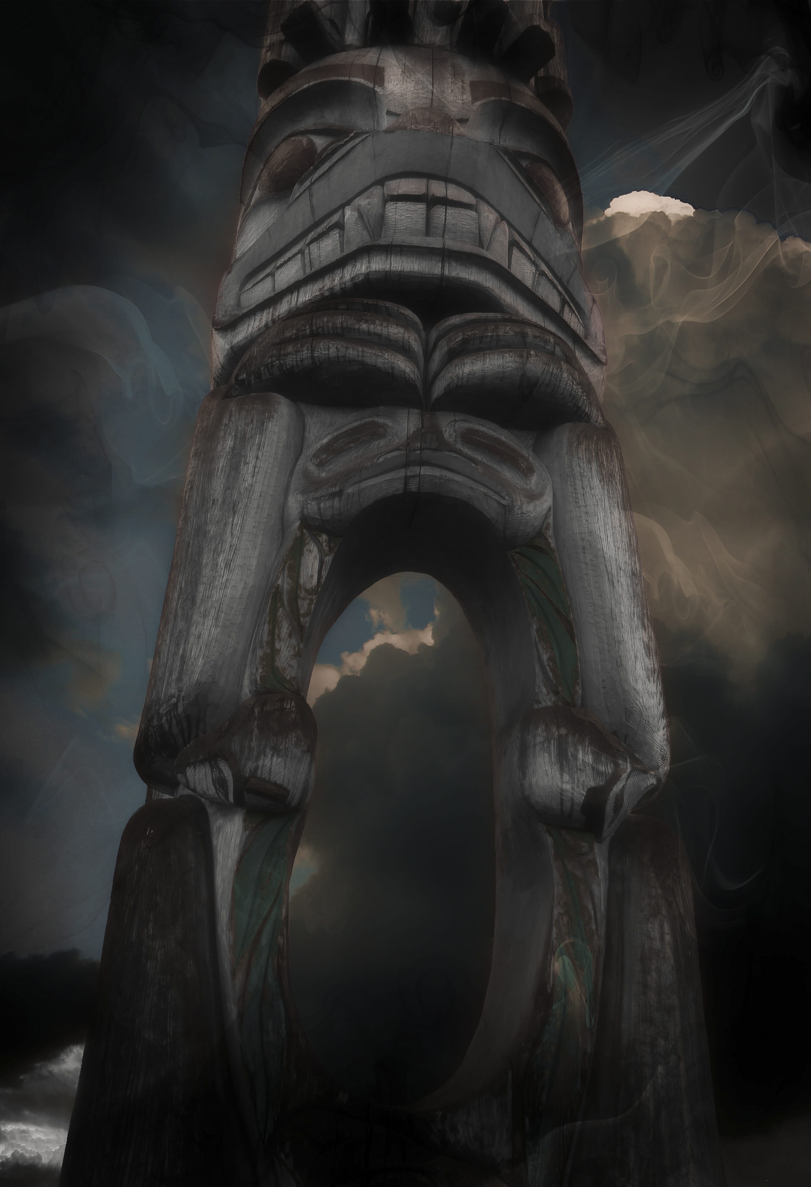 symbol, creativity, indian, native art, spirit, tourism, the past, nature, low angle view, ghostly, canadian, night, craftsmanship, tribal, grunge, tradition, Phone HD Wallpaper