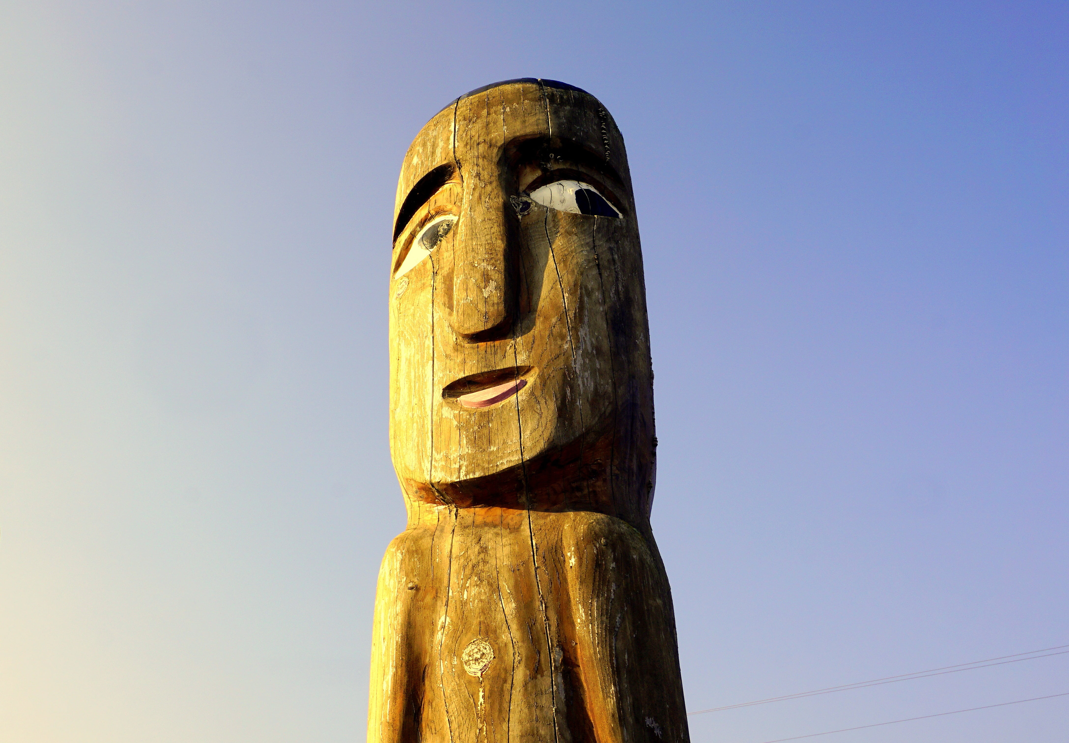 carving, civilization, cultures, sky, architecture, american indians, craft, art and craft, low angle view, creativity, sculpture, belief, human representation, HD Wallpaper