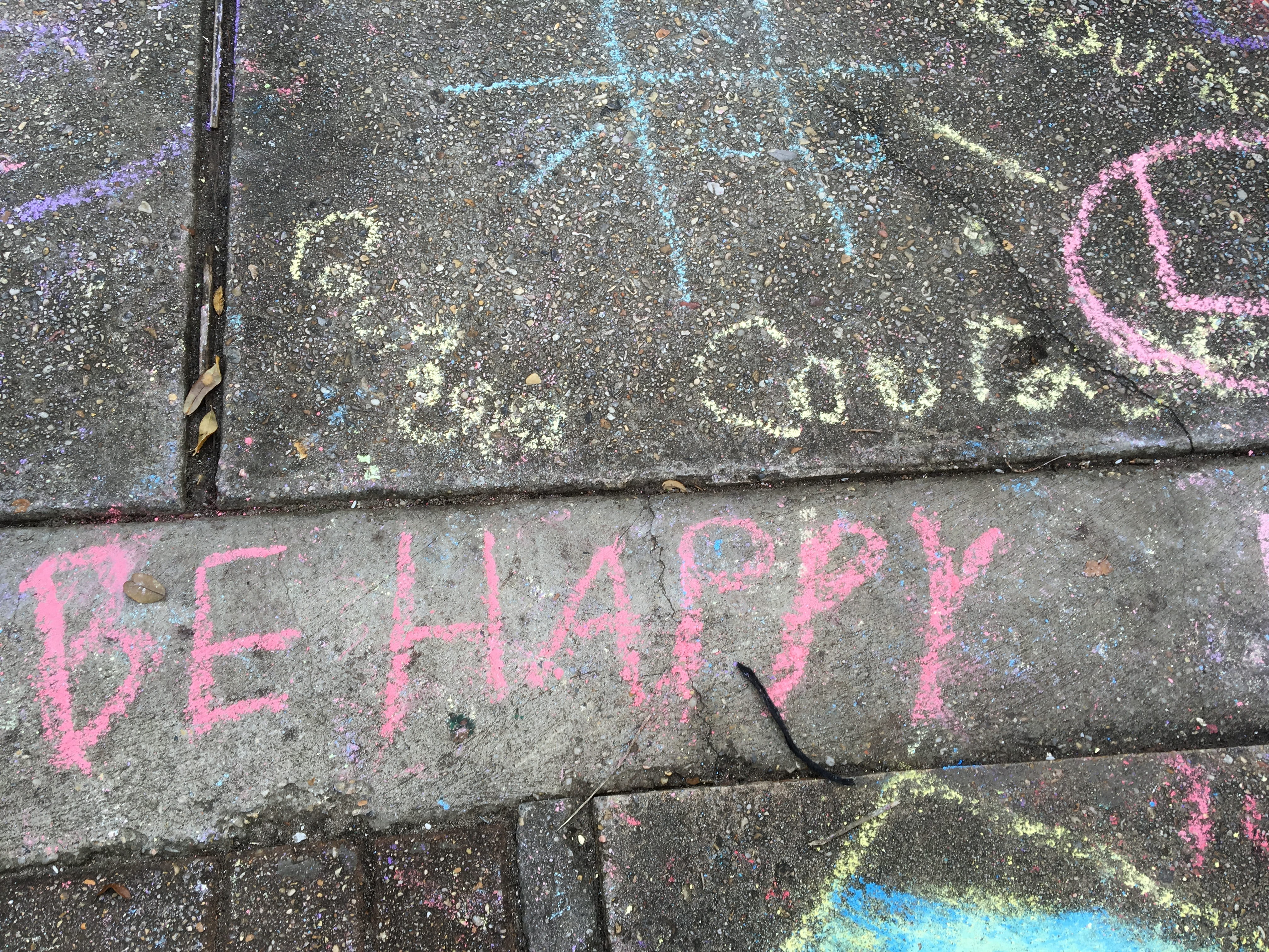 wall - building feature, 4K, drawing, capital letter, chalk - art equipment, playground, happy, handwritten, Chalk, sidewalk, handwriting, creativity, HD Wallpaper