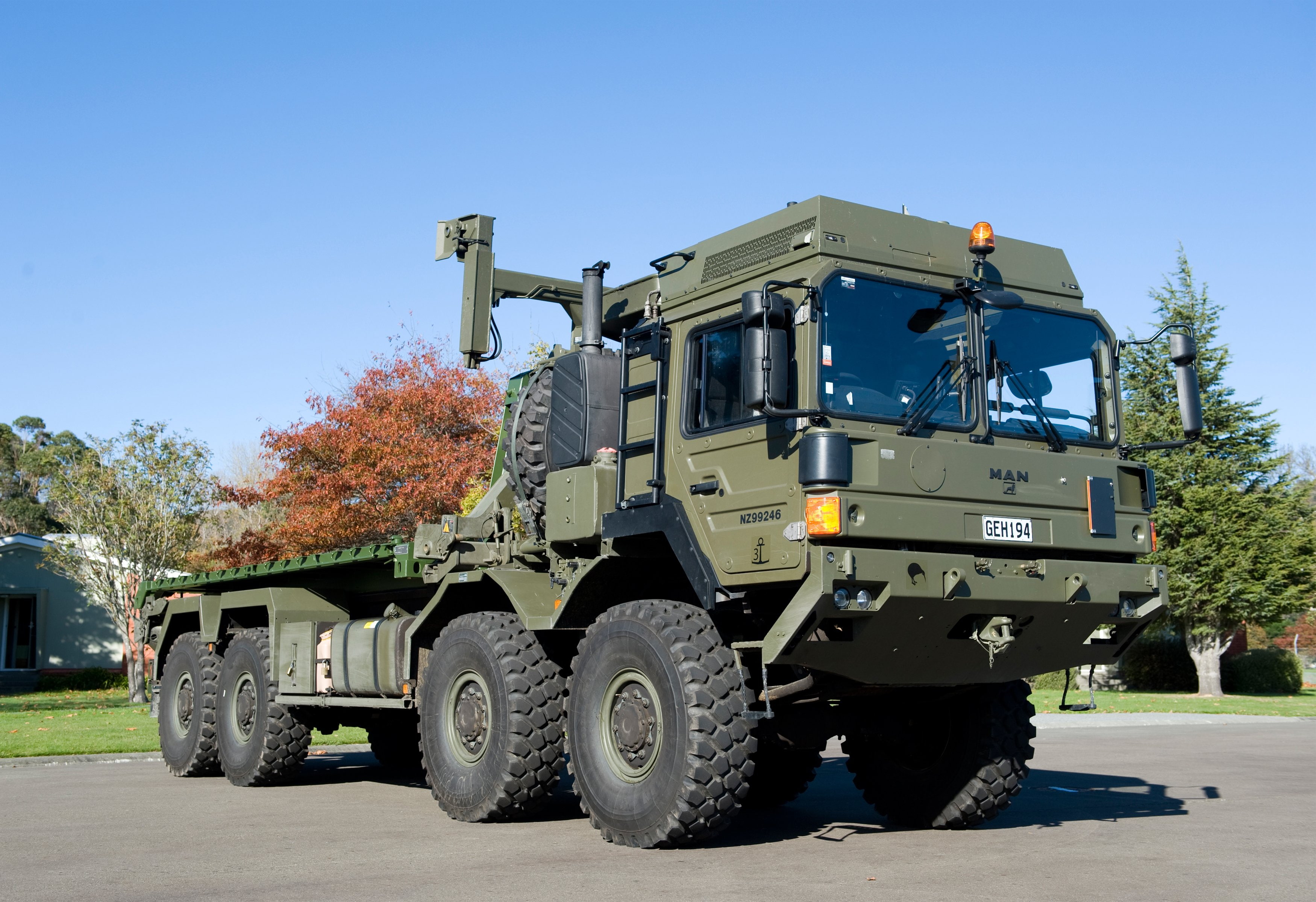 hx-81, 8x8, semi, tractor, offroad, rheinmetall, 2013, man, 2K, military, HD Wallpaper