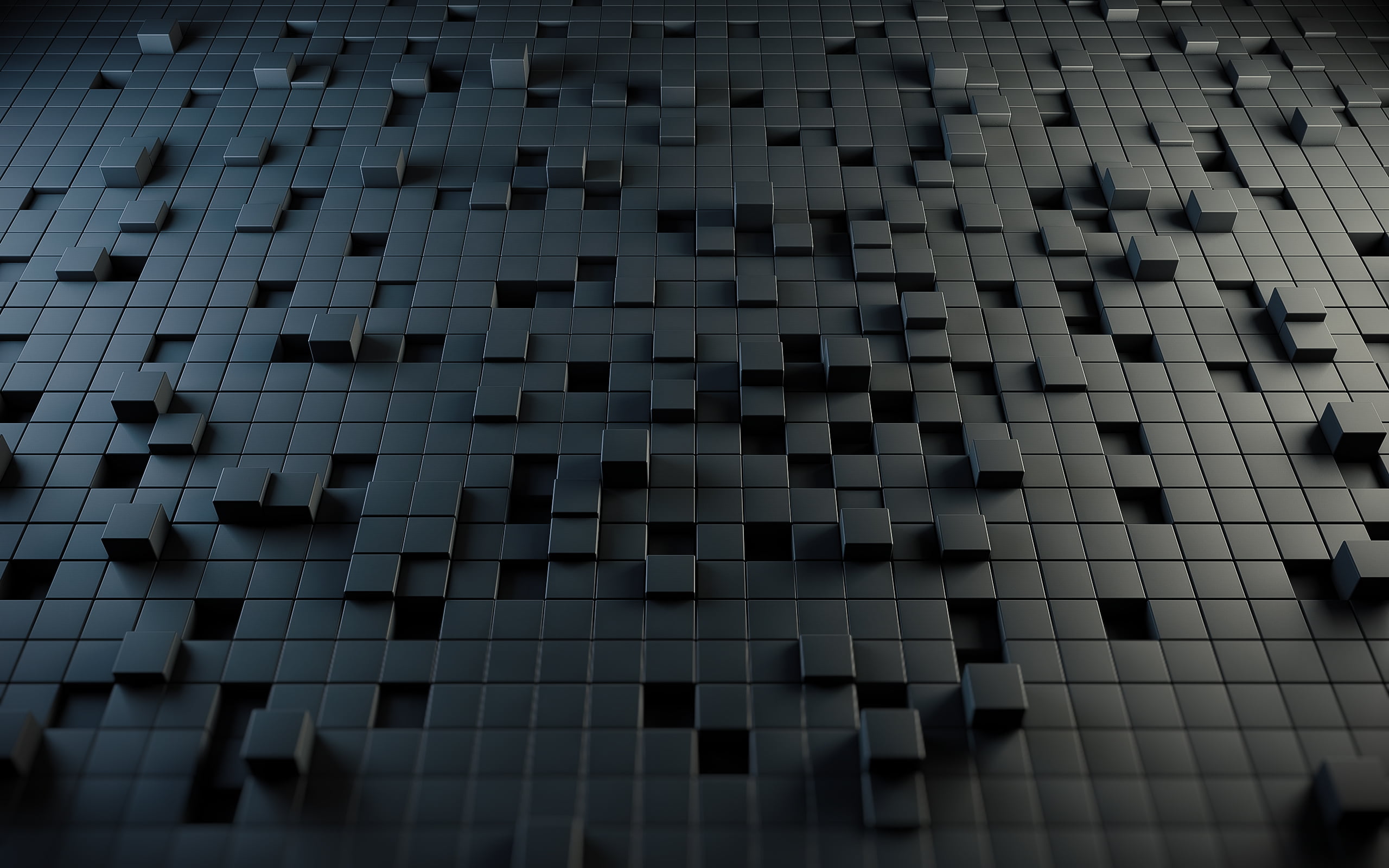reflection, geometric Shape, 2560x1600, business, modern, leisure activity, jigsaw piece, still life, puzzle, 2K, large group of objects, full frame, backgrounds, HD Wallpaper