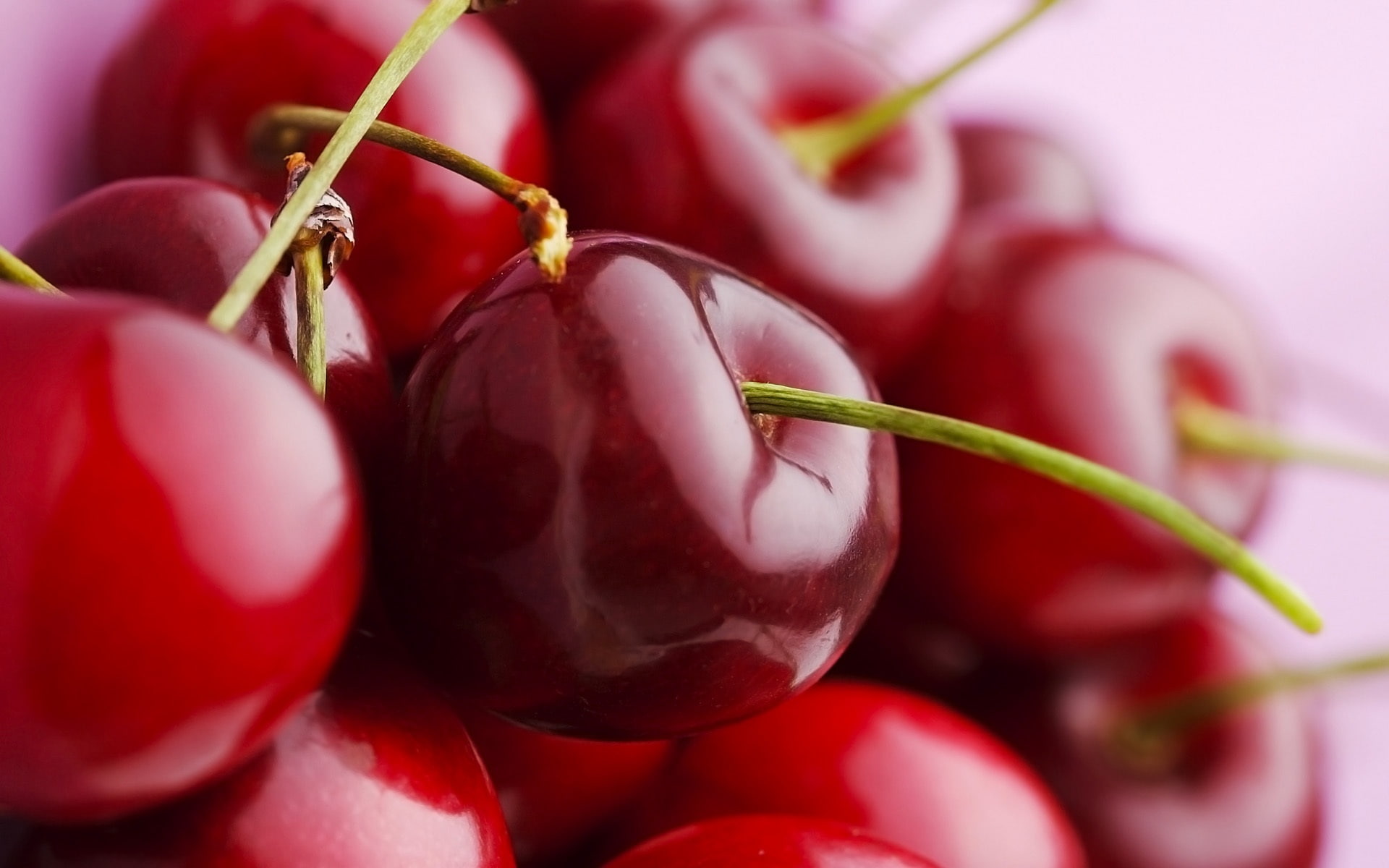 Cherry, Delicious, Red, close, cherries, 1080P, Macro, Juicy, Fruits, HD Wallpaper