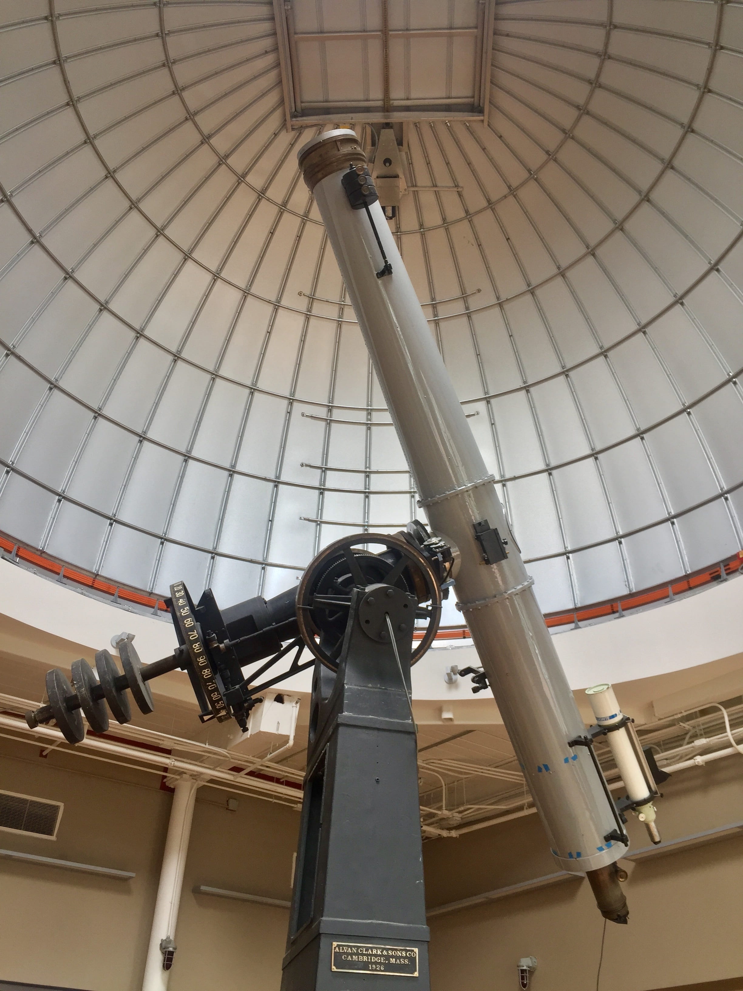 nature, industry, ceiling, observatory, exploration, machinery, factory, optics, museum, architecture, low angle view, magnification, space, pipe - tube, Phone HD Wallpaper
