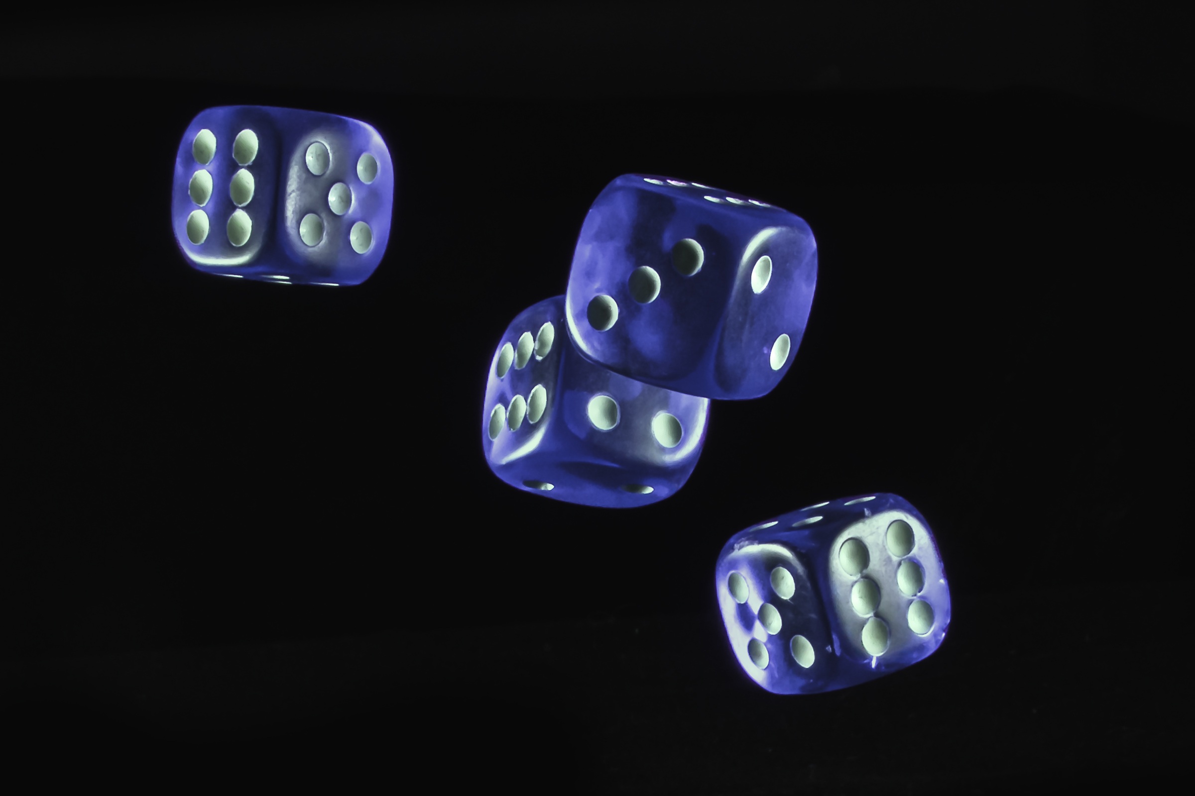 group of objects, black, win, cube, addiction, copy space, blue, 1080P, representation, geometric shape, detail, prevention, opportunity, indoors, no people, HD Wallpaper