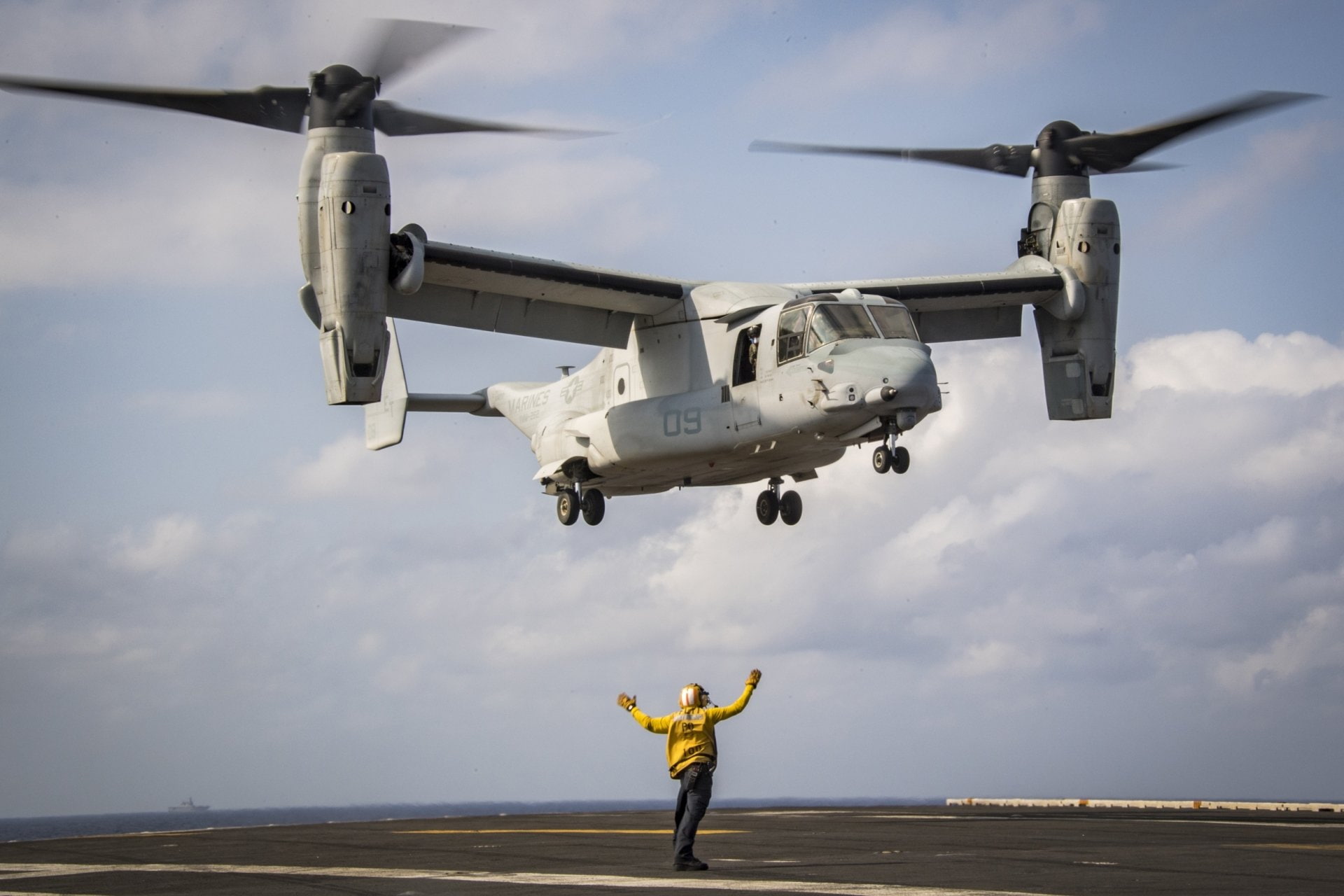 Military Helicopters, Transport Aircraft, Bell Boeing V-22 Osprey, 1080P, Aircraft, HD Wallpaper