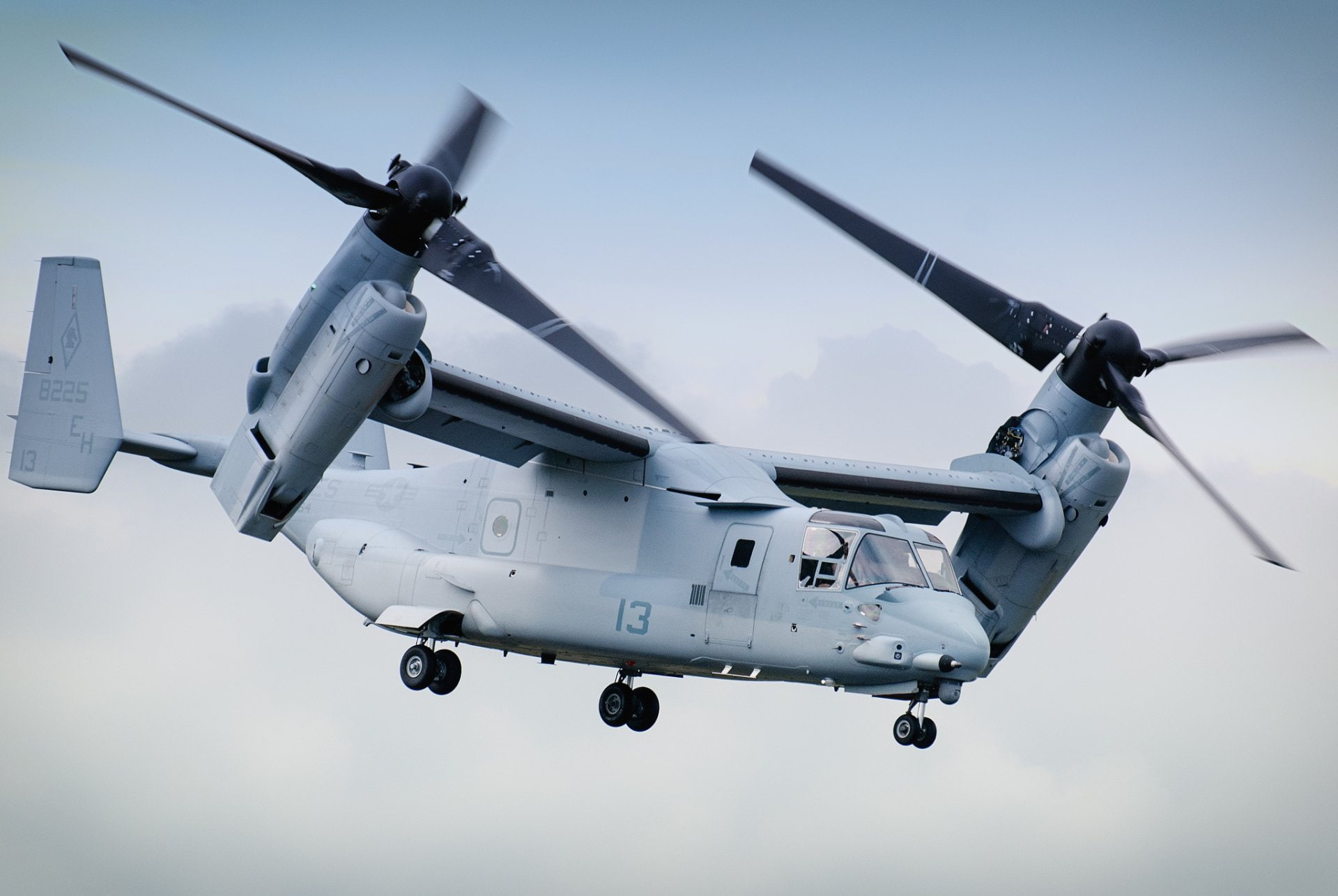 Tiltrotor, Aircraft, 1080P, Bell Boeing V-22 Osprey, Military Helicopters, HD Wallpaper