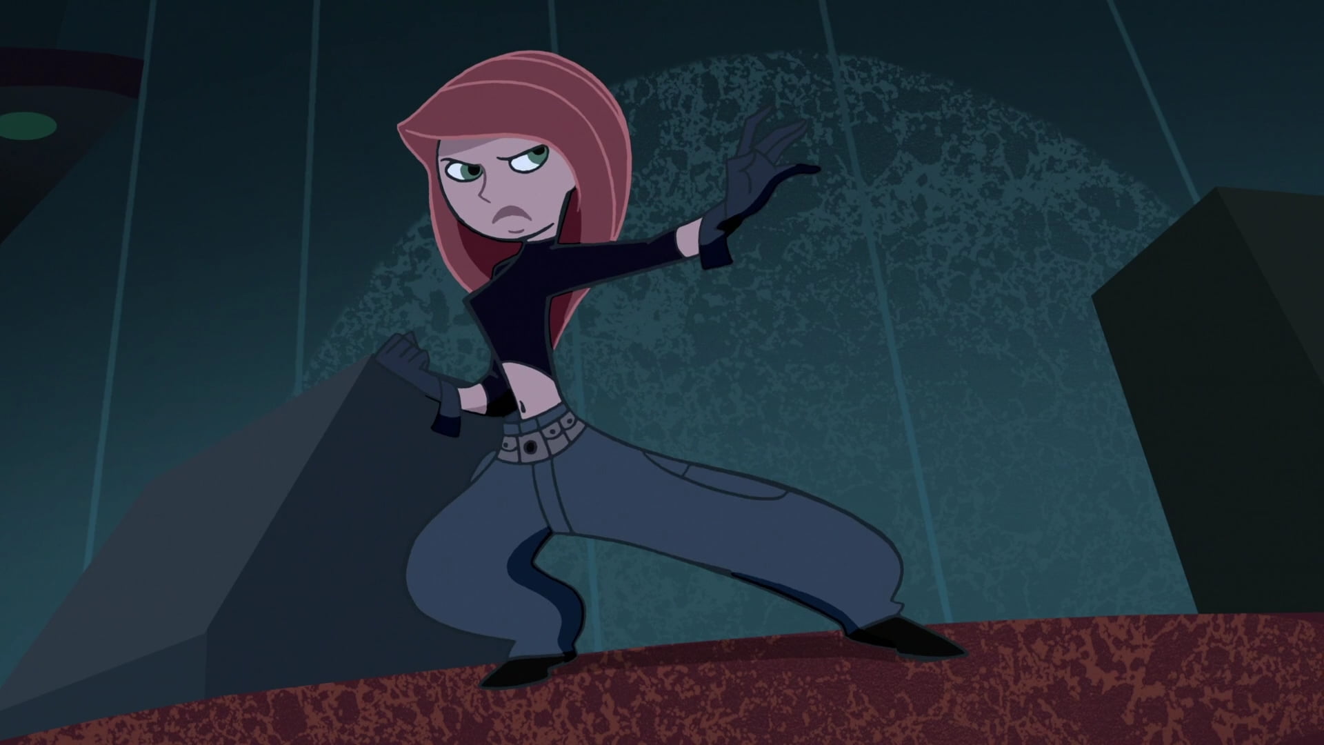 full length, Possible, night, clothing, casual clothing, wall - building feature, red, real people, redhead, Kim, arts culture and entertainment, Kim Possible, HD Wallpaper