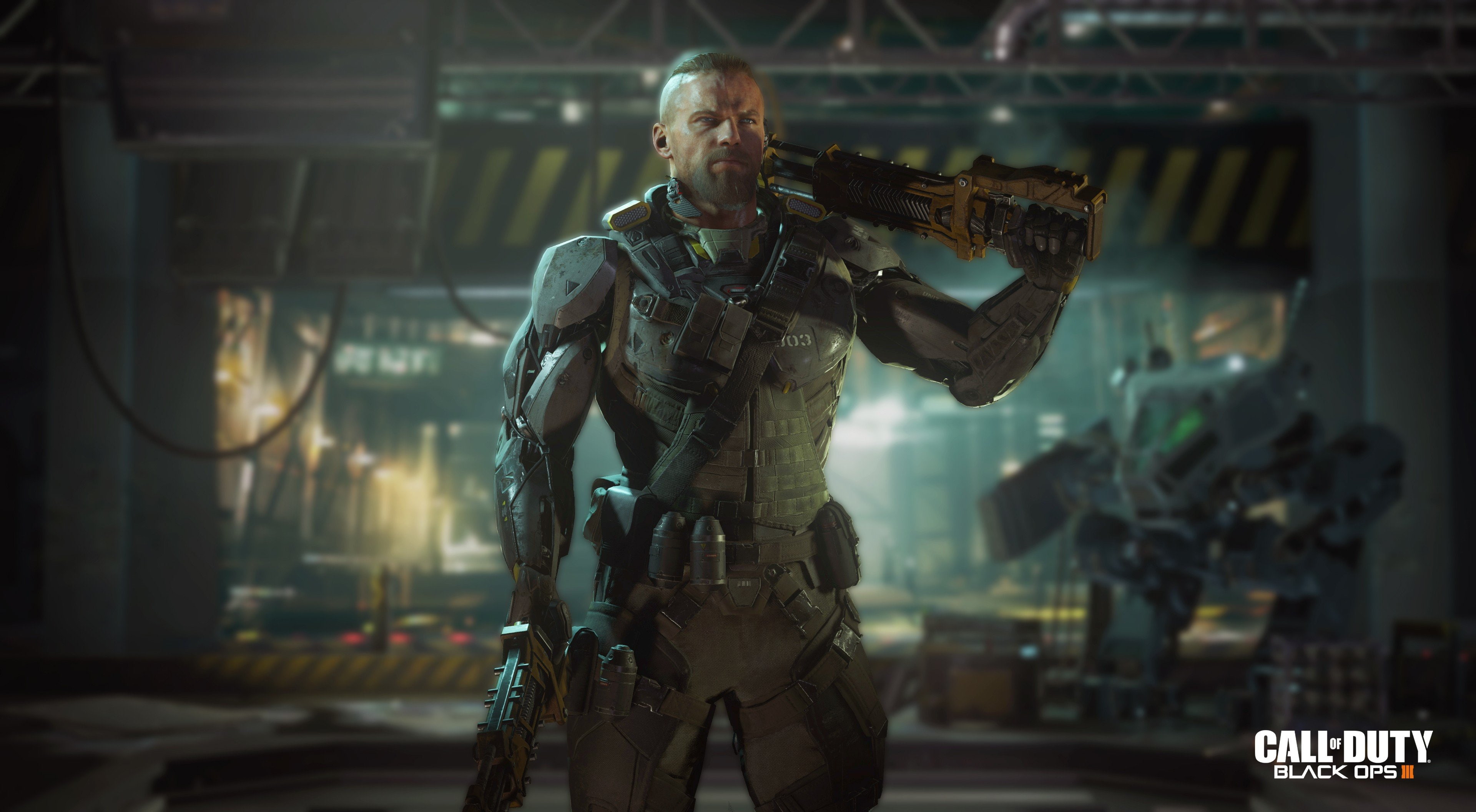uniform, special forces, focus on foreground, gun, standing, aggression, army soldier, men, 4K, black ops 3 black ops 3 spezialisten ruin, human representation, HD Wallpaper