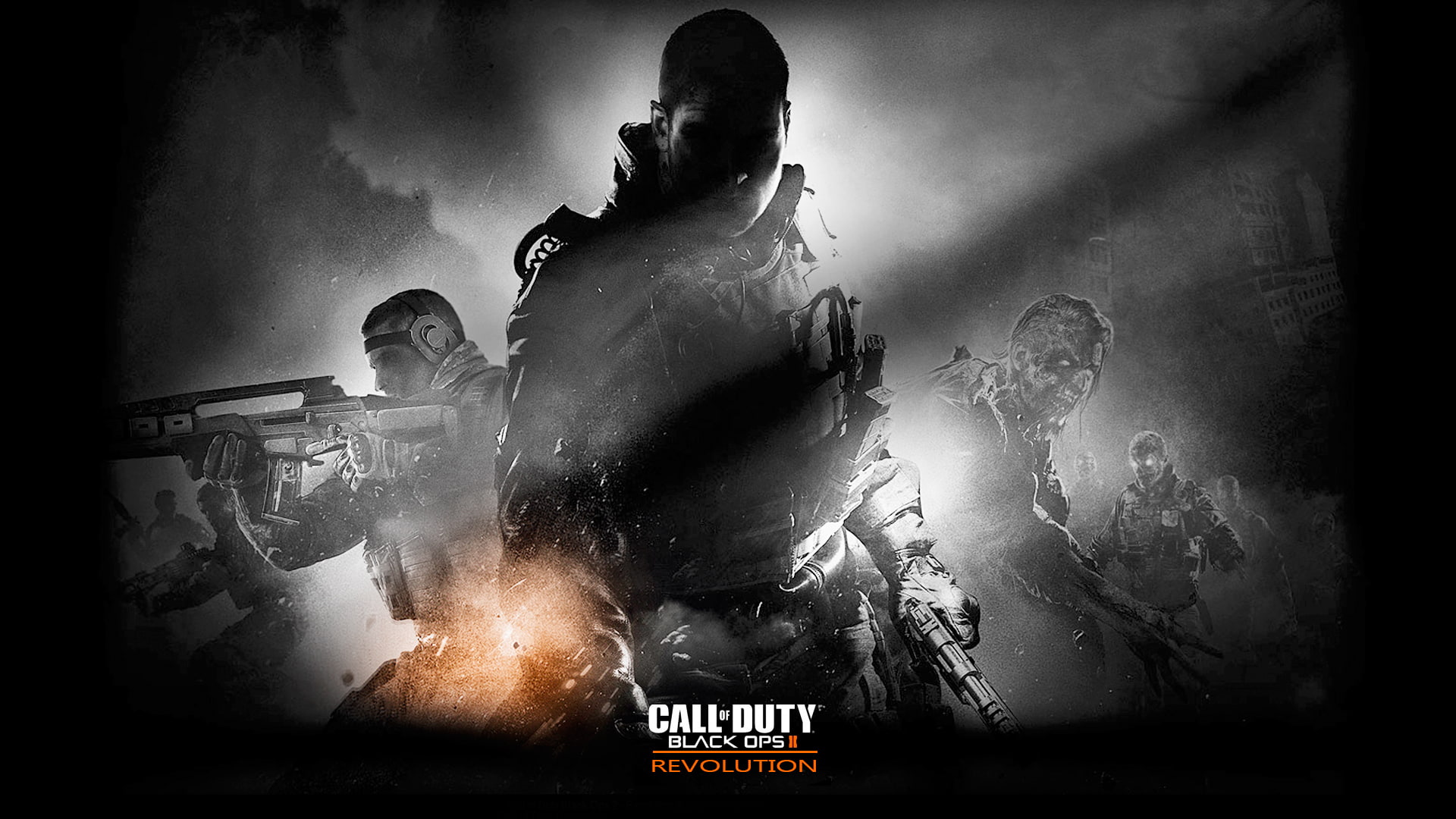 duty, call, ops, 1080P, black, revolution, HD Wallpaper