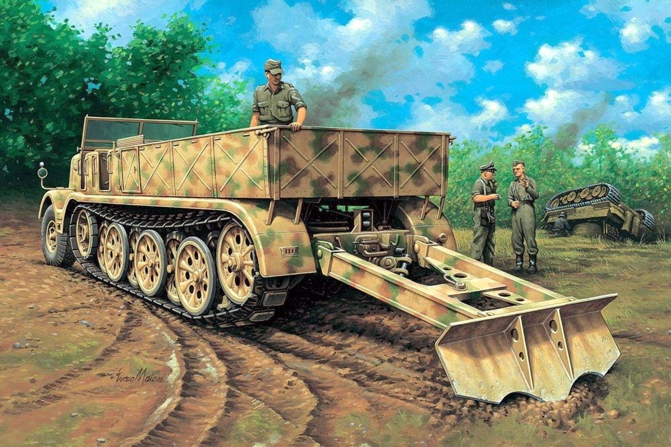 Half-Track, 720P, Armoured Fighting Vehicle, HD Wallpaper