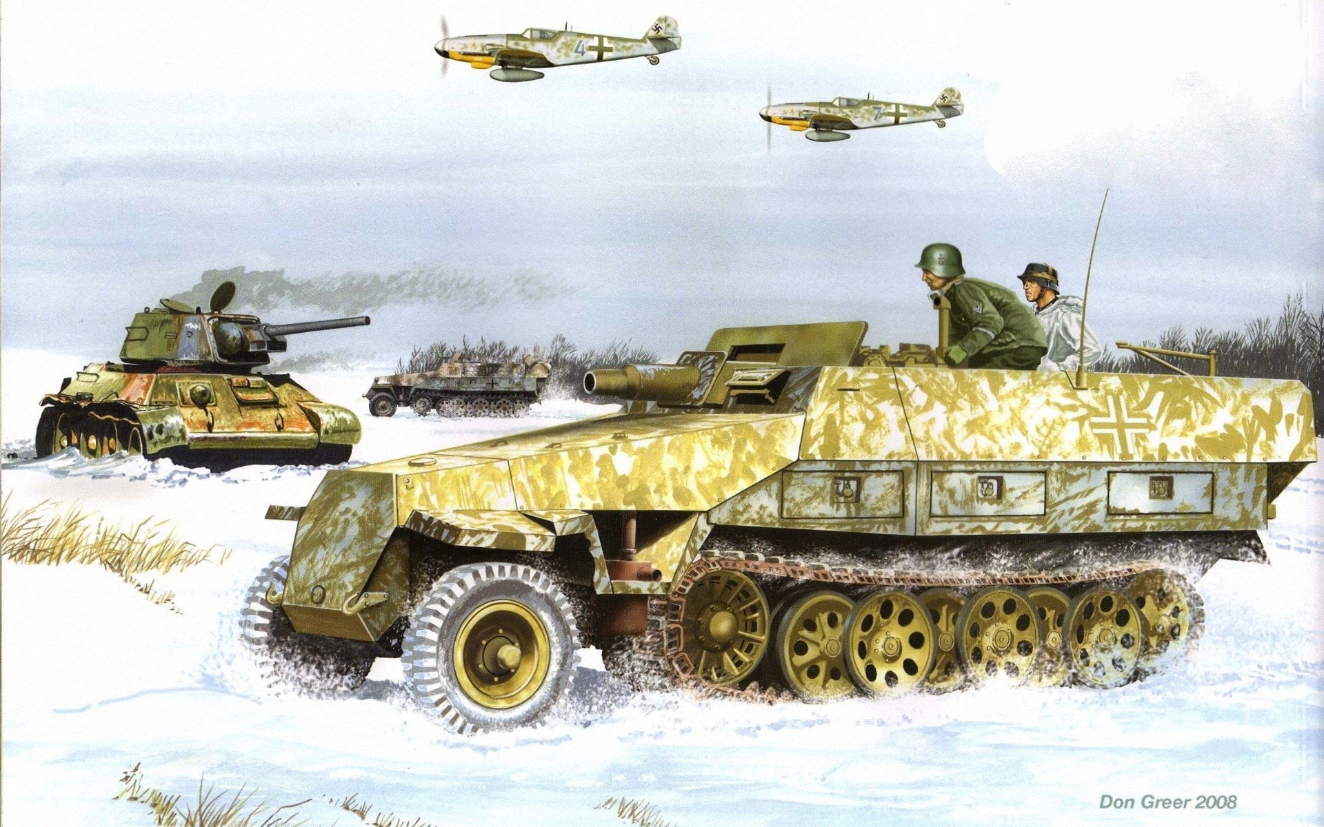 Half-Track, Armoured Fighting Vehicle, 1080P, HD Wallpaper