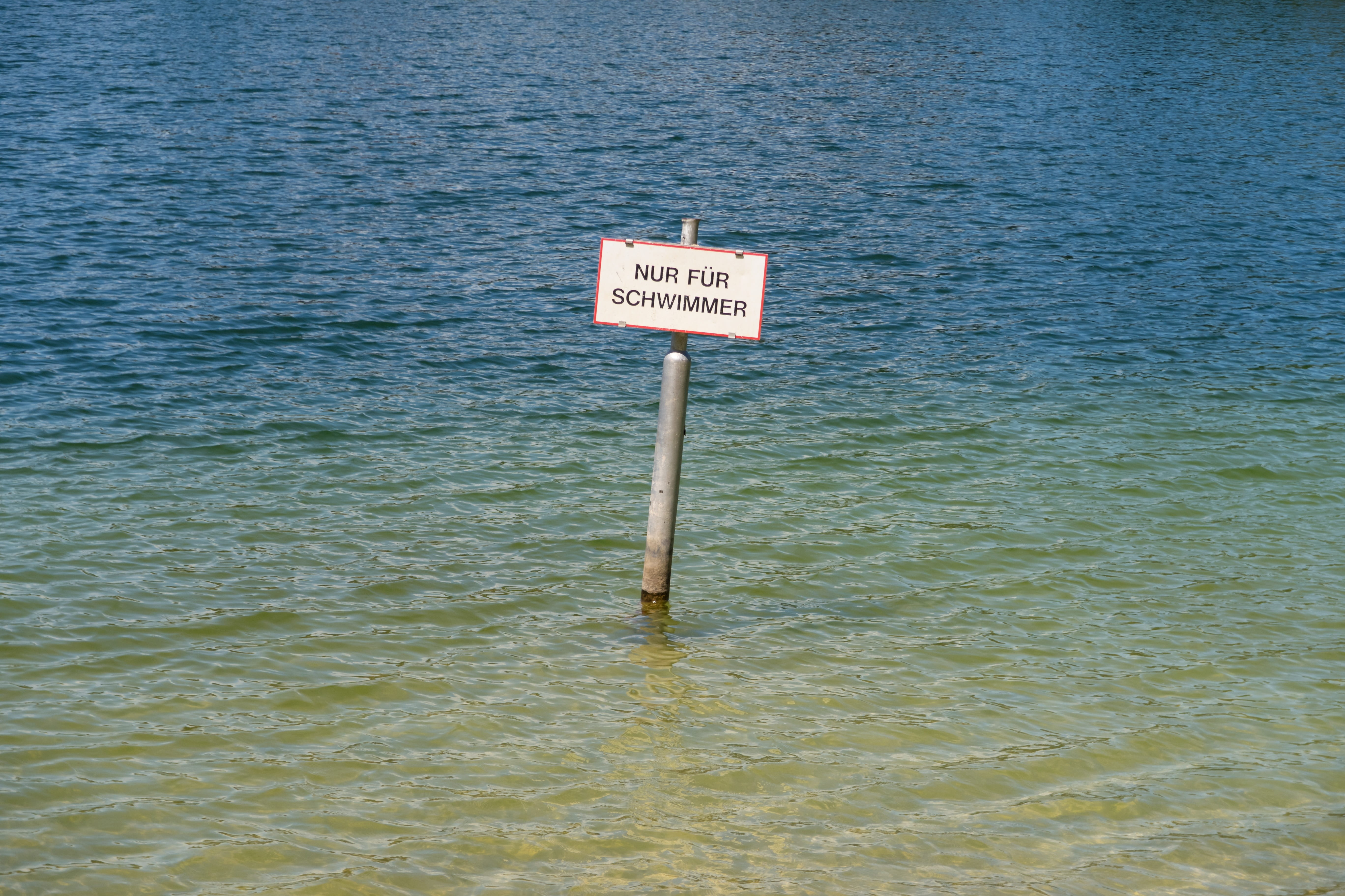 nature, safety, warning Sign, tranquility, communication, Note, wooden post, message, post, day, river, shield, no People, beach, sign, only for swimmers, HD Wallpaper