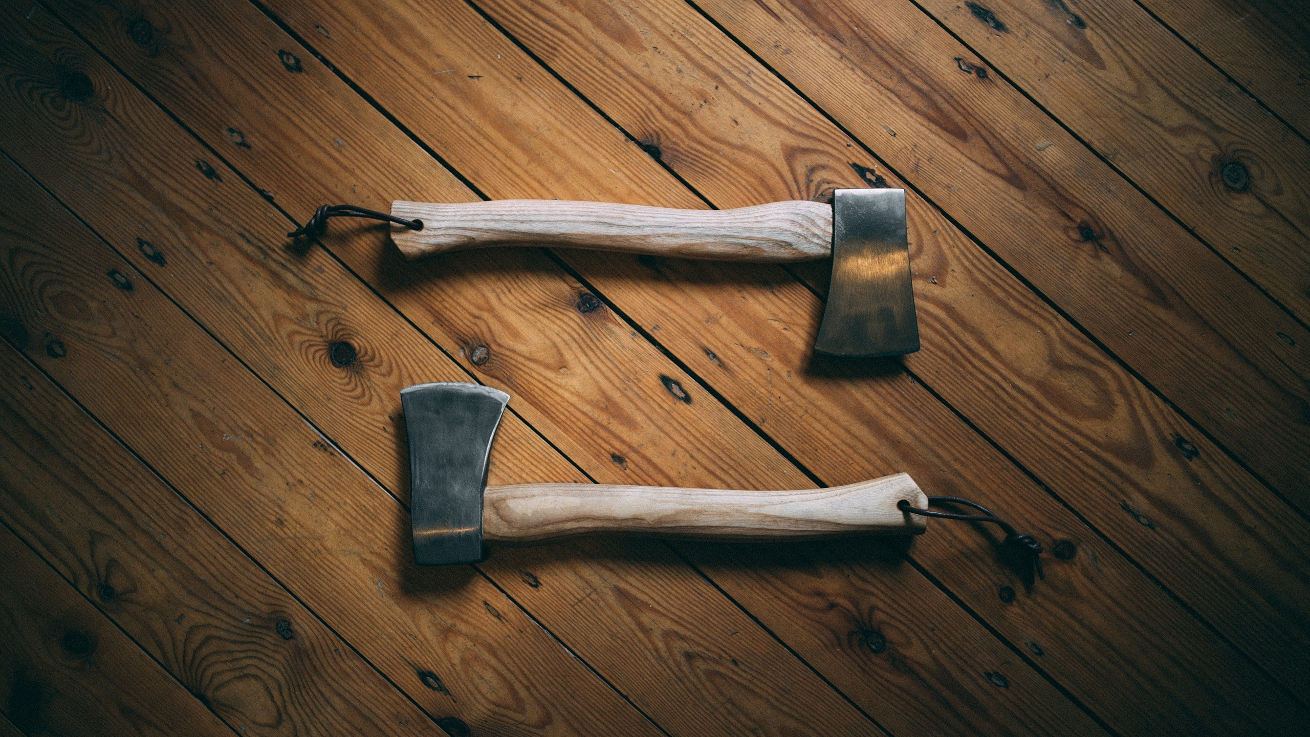 2K, axes, wood, hatchet, HD Wallpaper