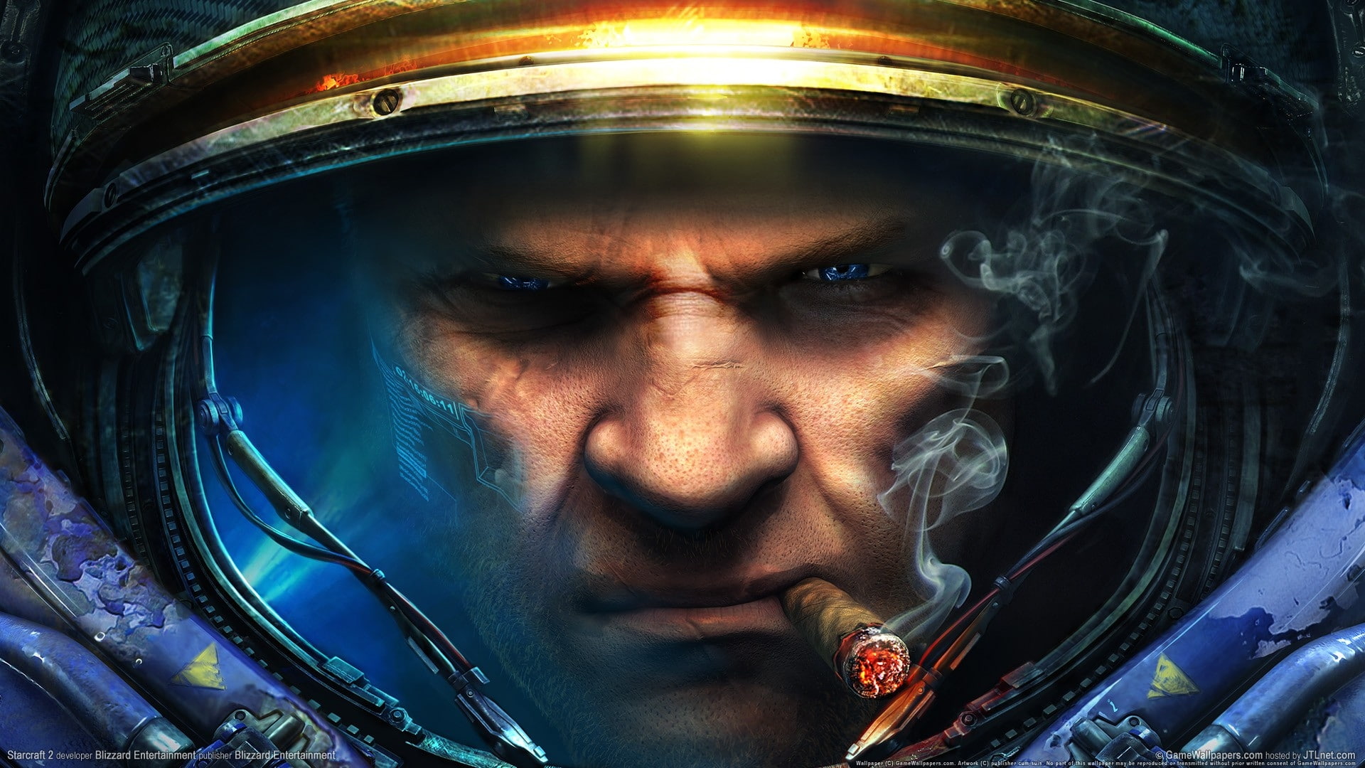 x, raynor, games, jim, art, entertainment, 1080P, blizzard, video, hd, ii, Video Games, starcraft, HD Wallpaper