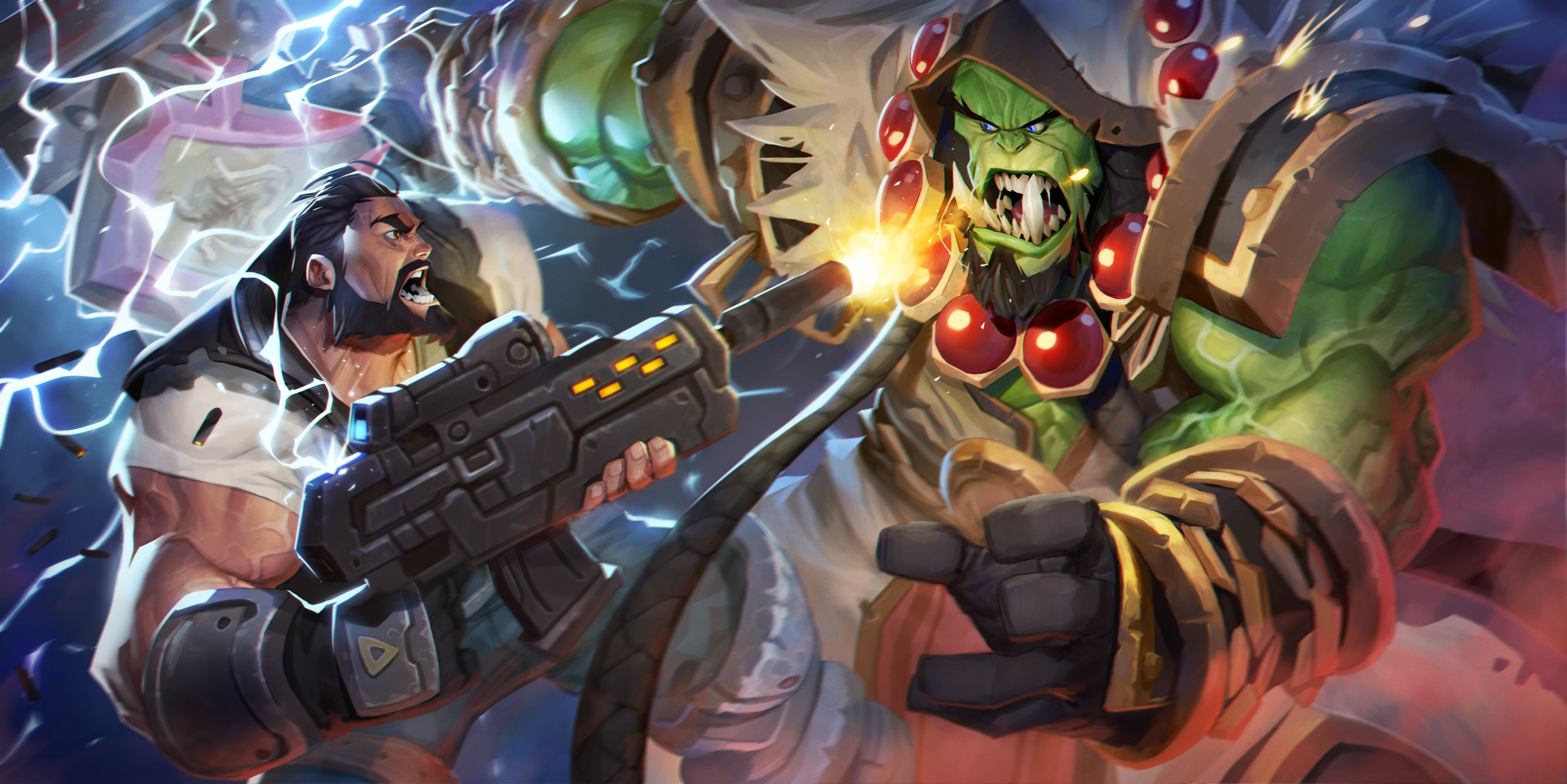 Heroes of the Storm, thrall, 4K, Jim Raynor, starcraft, warcraft, HD Wallpaper
