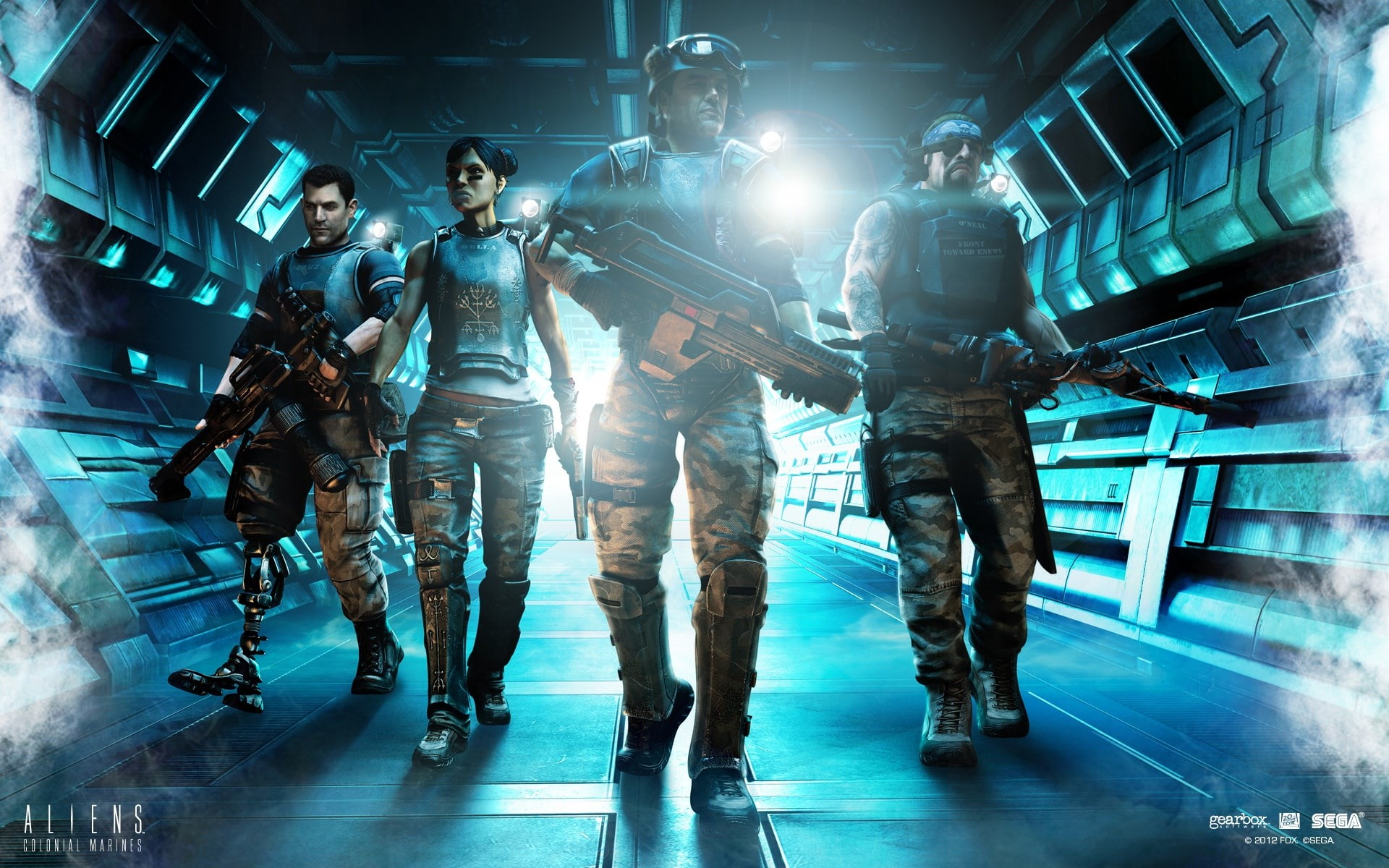 special forces, men, architecture, protection, young men, building, full length, adult, people, government, Aliens: Colonial Marines, low angle view, weapon, HD Wallpaper