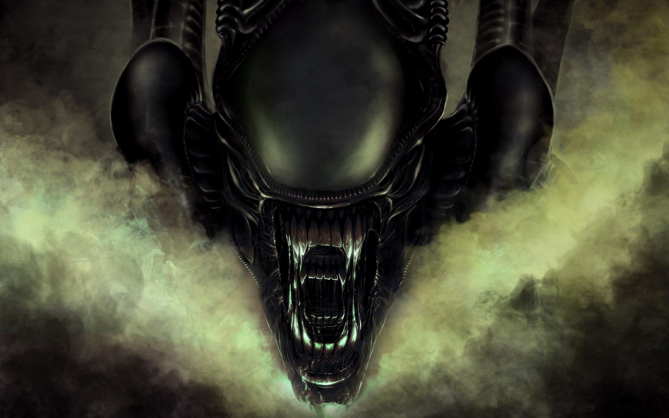 colonial, fantasy, alien, space, 2K, marines, games, dark, HD Wallpaper