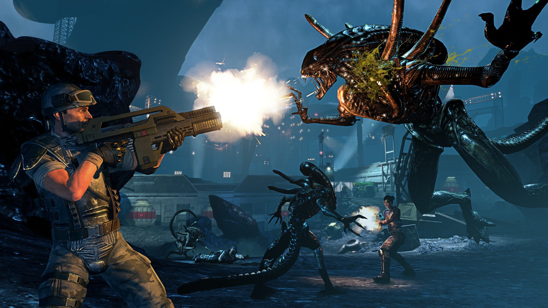 Aliens: Colonial Marines, Alien, 1080P, HD Wallpaper