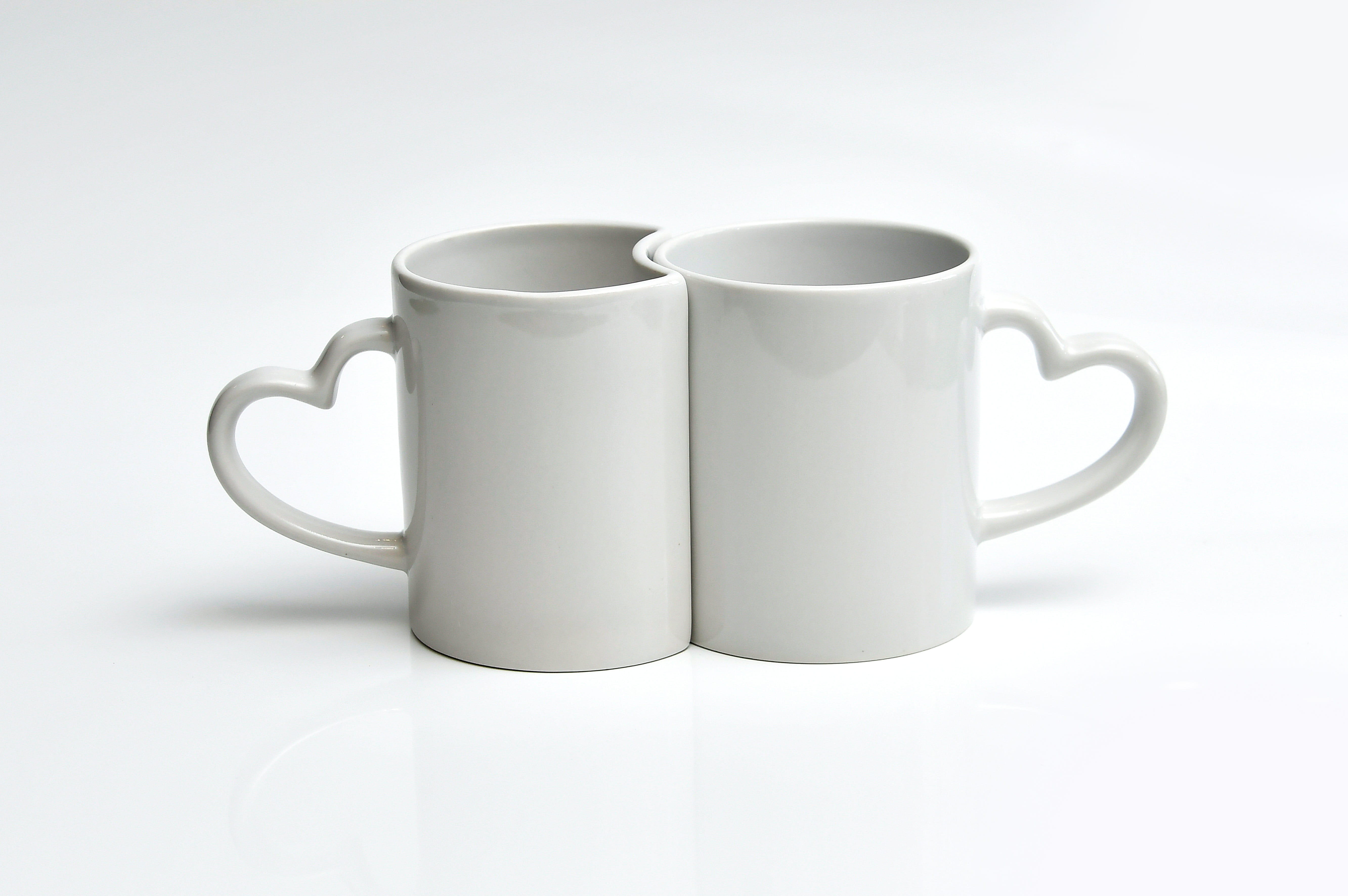 coffee, cut out, thirst, mug, tea cup, coffee - drink, double cup, copy space, group of objects, white background, cup ears, spawning, studio shot, refreshment, HD Wallpaper