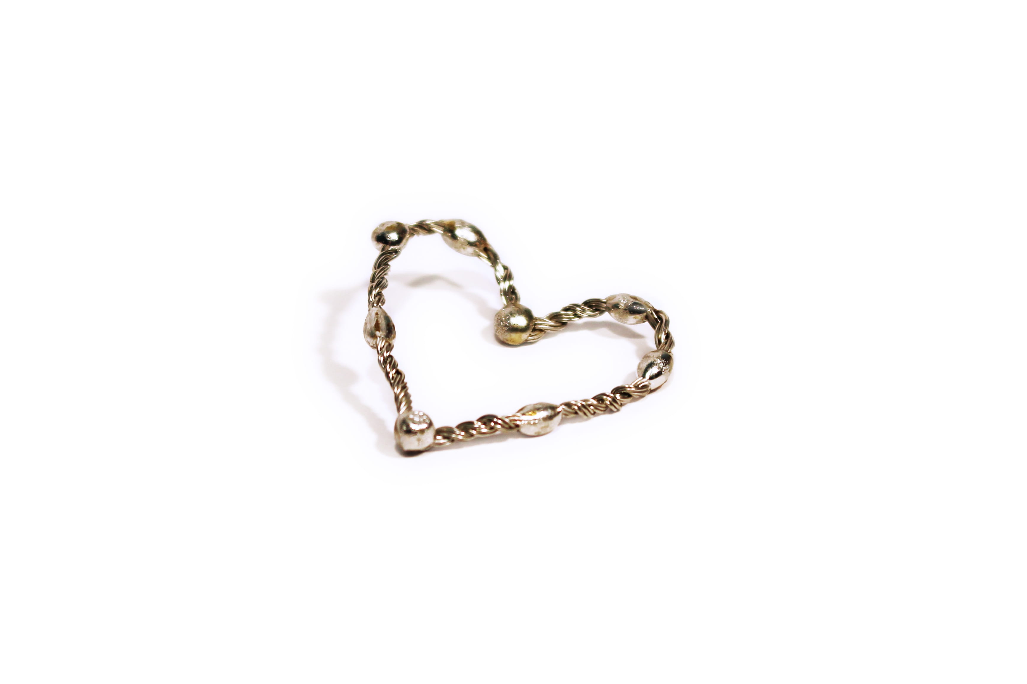 cut out, metal, close-up, handmade, gold colored, pendant, dollar sign, no people, Heart, white background, studio shot, Luxury, chain, tin, silver colored, HD Wallpaper