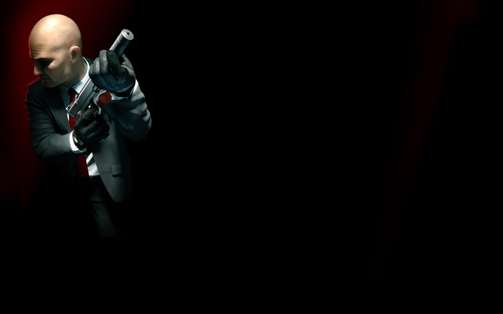 dark, technology, scientist, one person, occupation, indoors, front view, suit, science, adult, research, men, holding, black background, 1080P, microphone, HD Wallpaper