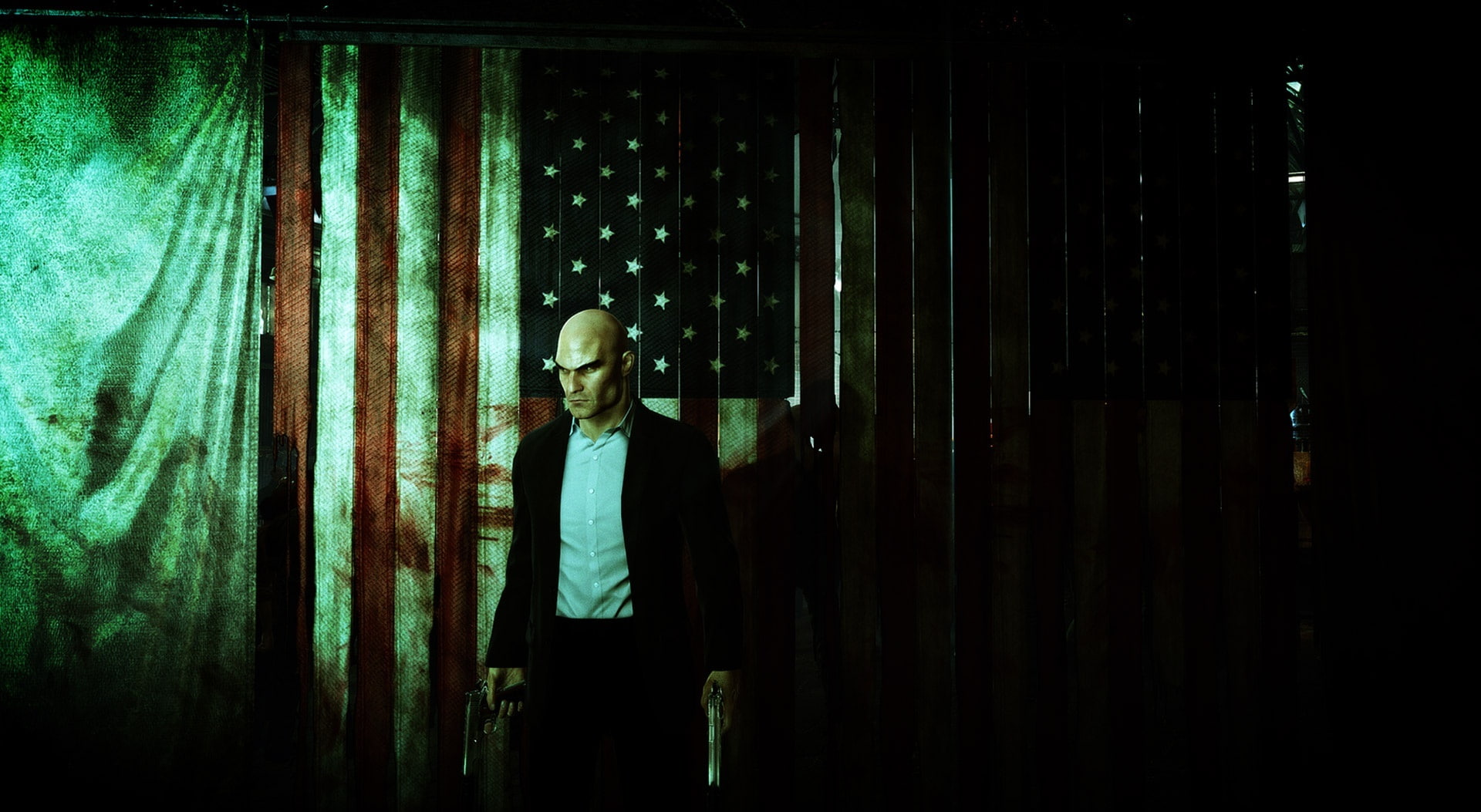 casual clothing, lifestyles, young women, Hitman, suit, absolution, stage, one person, flag, side view, hairstyle, real people, contemplation, indoors, HD Wallpaper