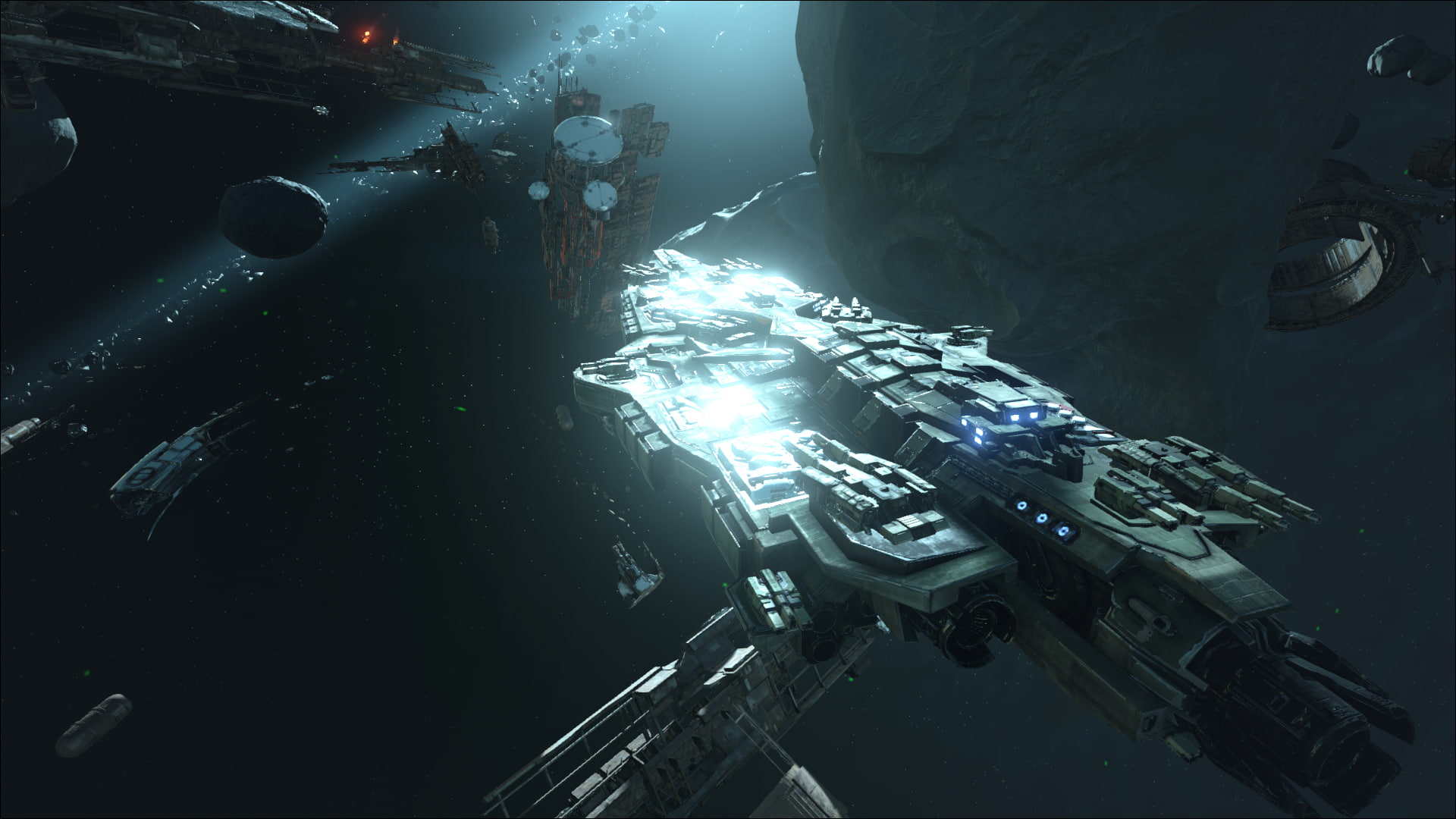 tactical, fighting, combat, action, simulator, strategy, battleship, ship, warship, sci-fi, flight, futuristic, spaceship, 1080P, dreadnaught, HD Wallpaper