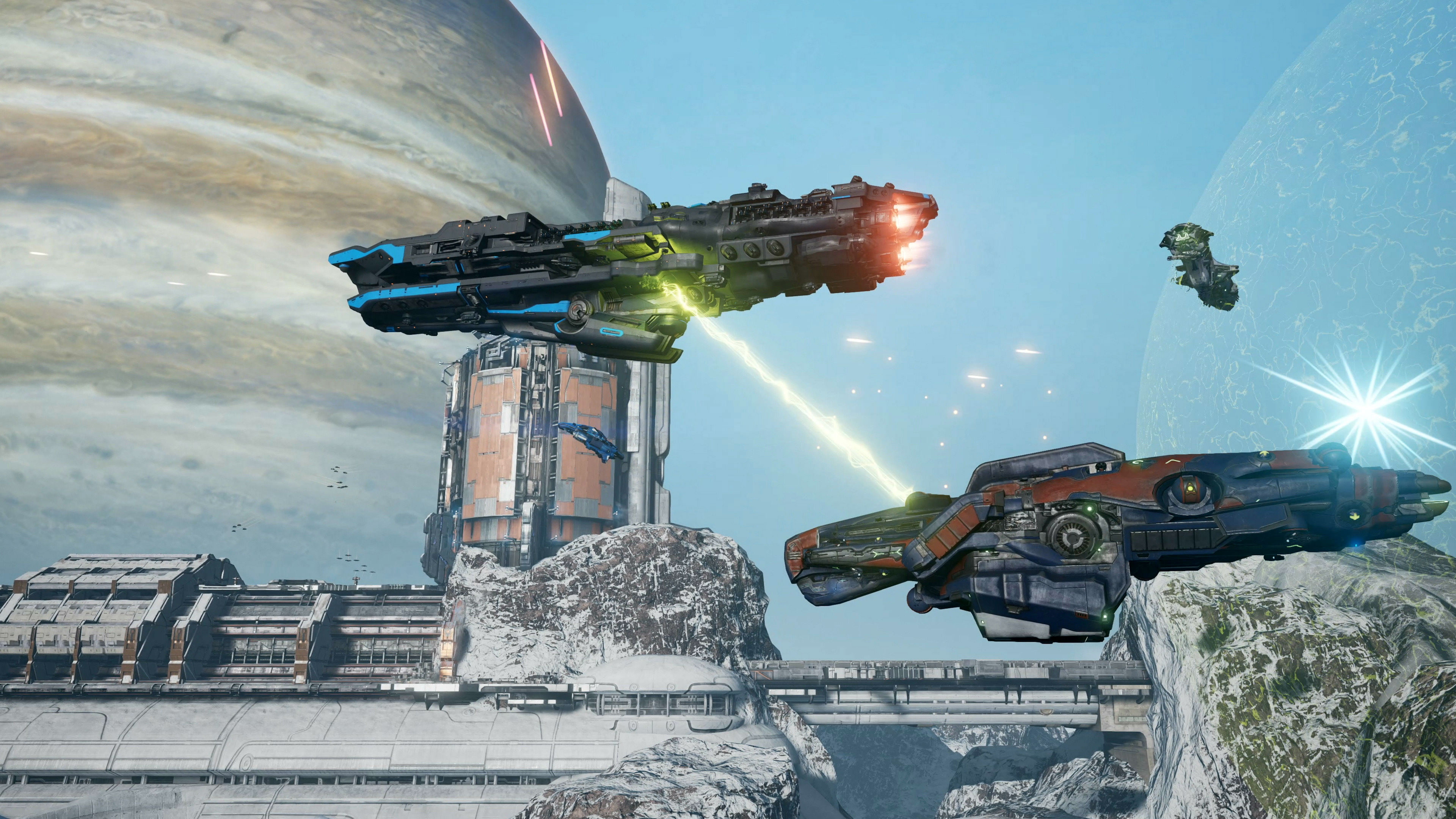 action, ship, 4K, tactical, sci-fi, fighting, futuristic, warship, spaceship, battleship, strategy, dreadnaught, simulator, combat, flight, HD Wallpaper