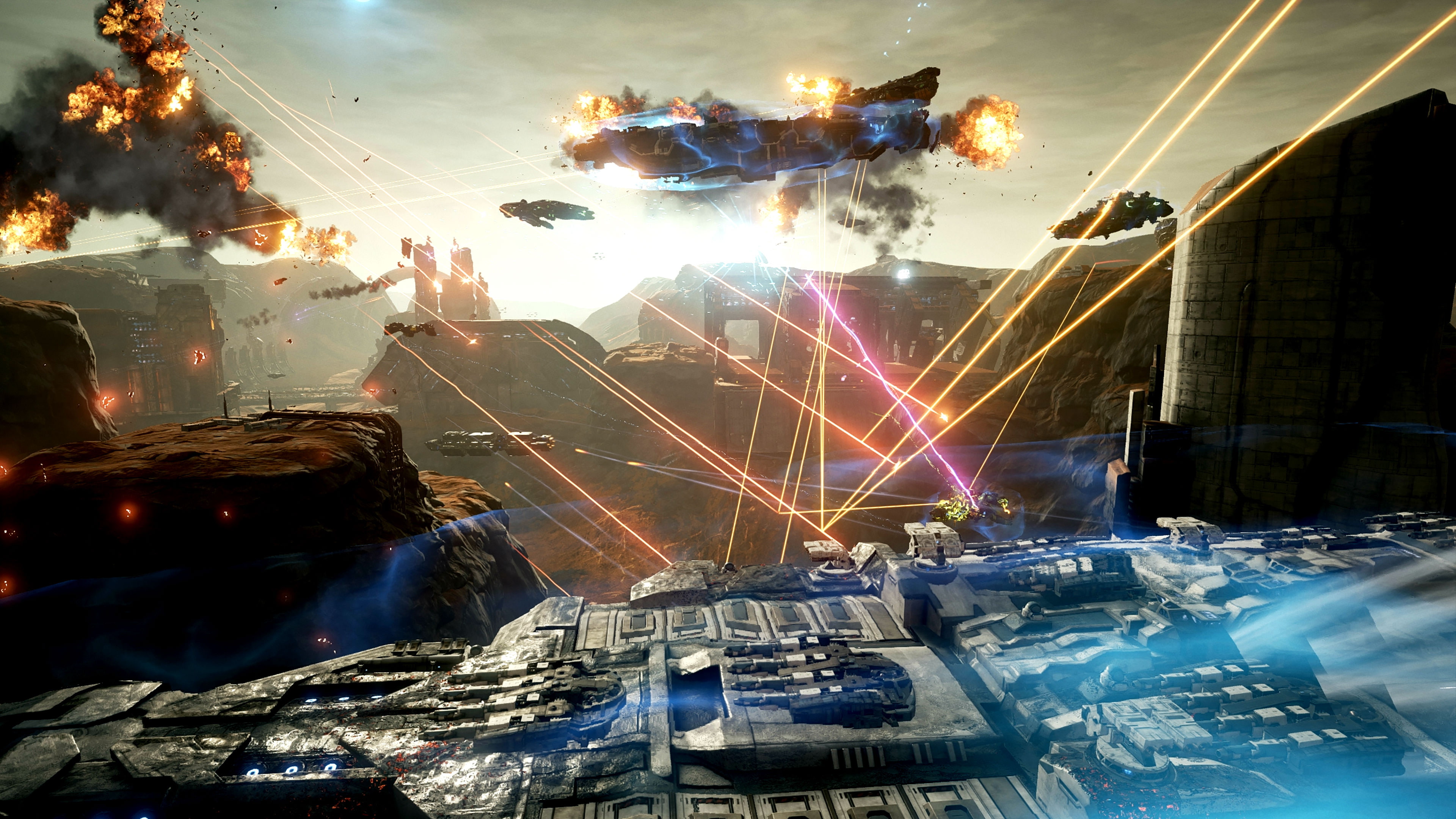 battleship, fighting, sci-fi, action, futuristic, strategy, 4K, flight, spaceship, warship, combat, simulator, tactical, ship, dreadnaught, HD Wallpaper