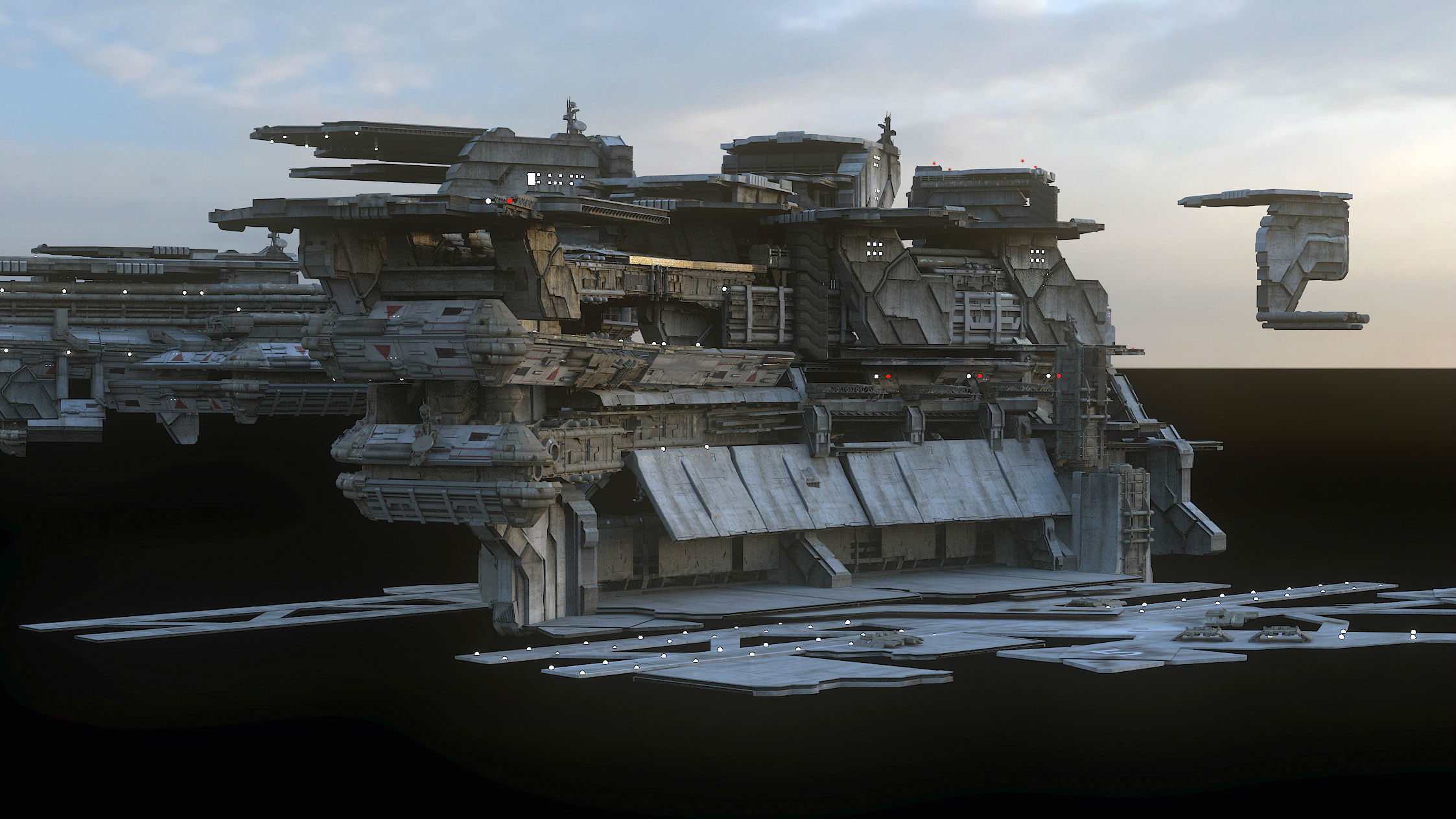 fighting, spaceship, battleship, flight, sci-fi, ship, strategy, 1080P, action, simulator, warship, futuristic, dreadnaught, tactical, combat, HD Wallpaper