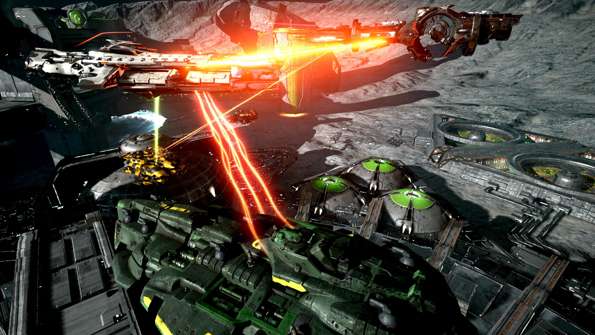 fighting, 1080P, tactical, combat, sci-fi, strategy, futuristic, flight, dreadnaught, simulator, action, warship, battleship, spaceship, ship, HD Wallpaper