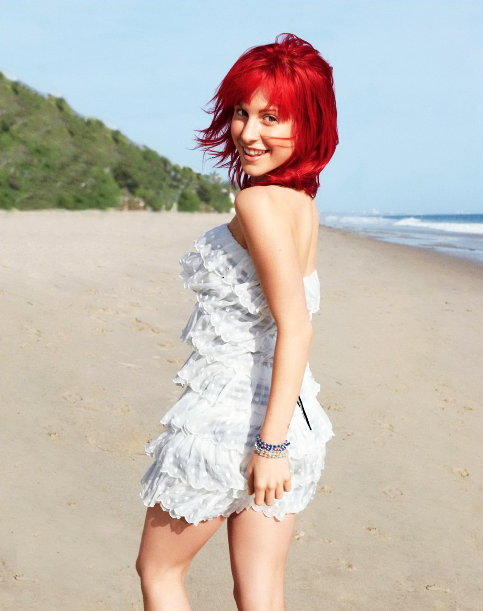 singers, entertainment, williams, music, hd, beach, 1080P, hayley, art, x, redheads, Hayley Williams, Phone HD Wallpaper