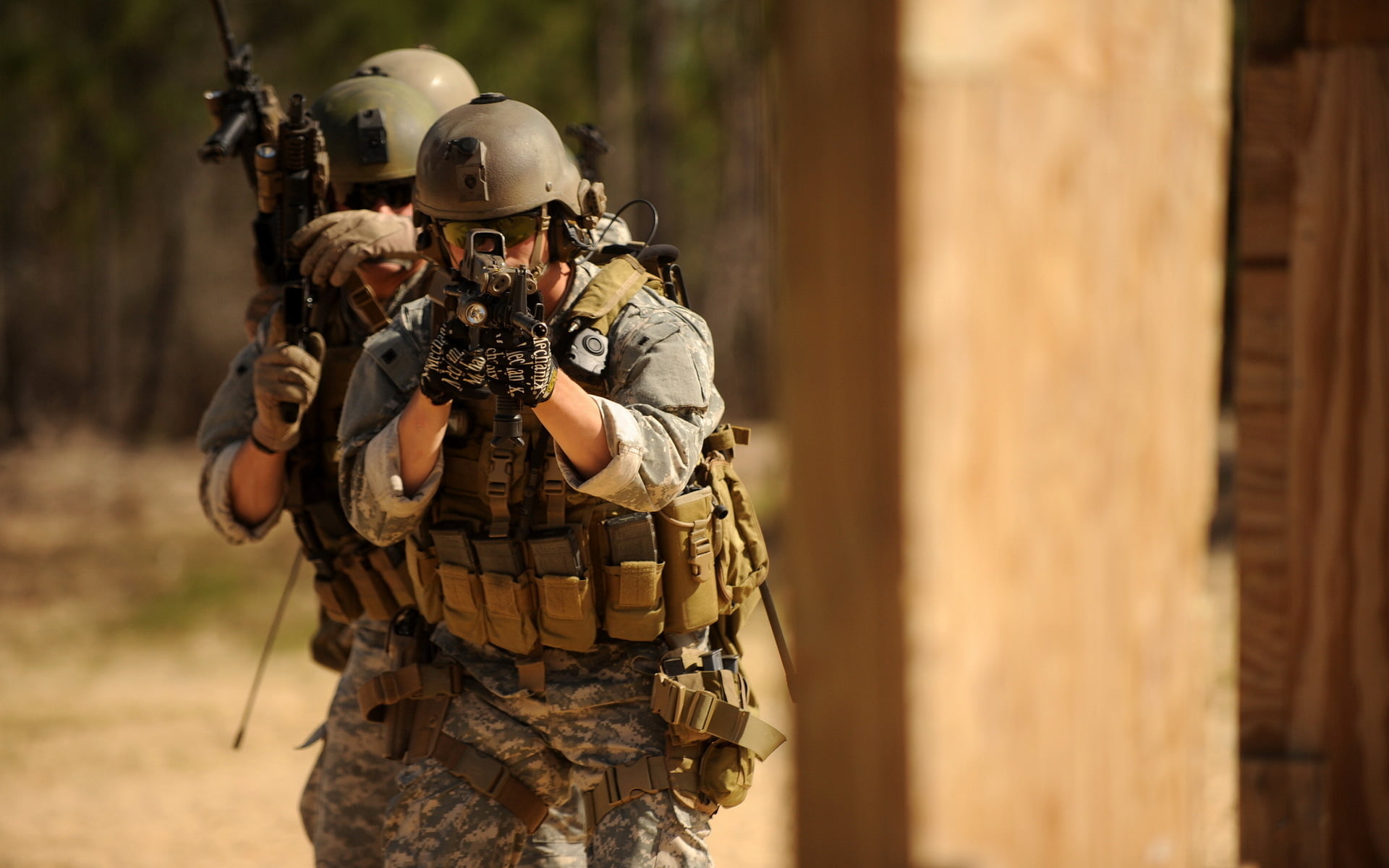 nATO, protection, marines, soldiers, machine gun, uSA, gun, one person, safety, conflict, uniform, holding, pistol, 1080P, body Armor, armed Forces, sniper, HD Wallpaper